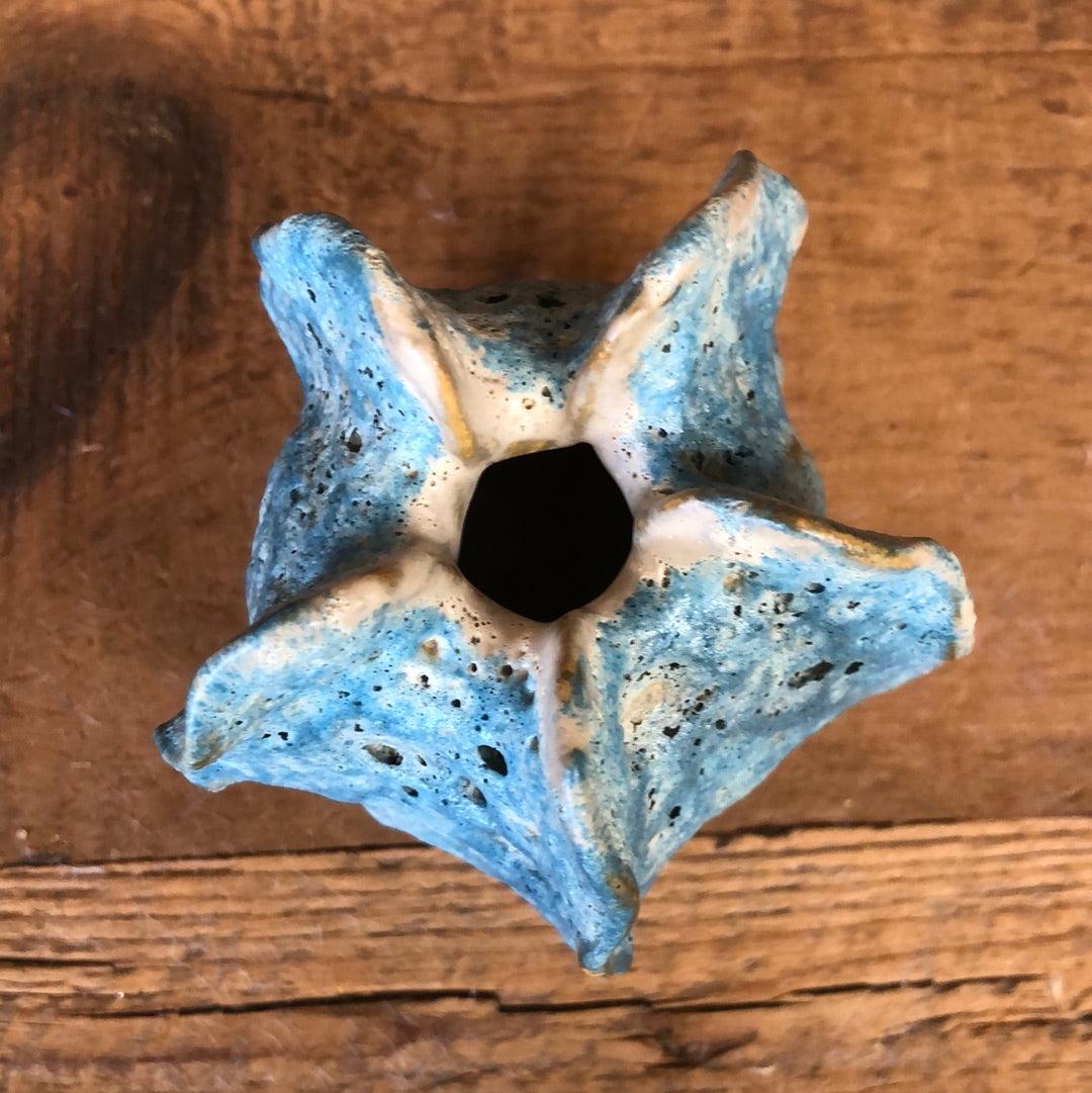 Luffa Mini Sea Blue Vase
