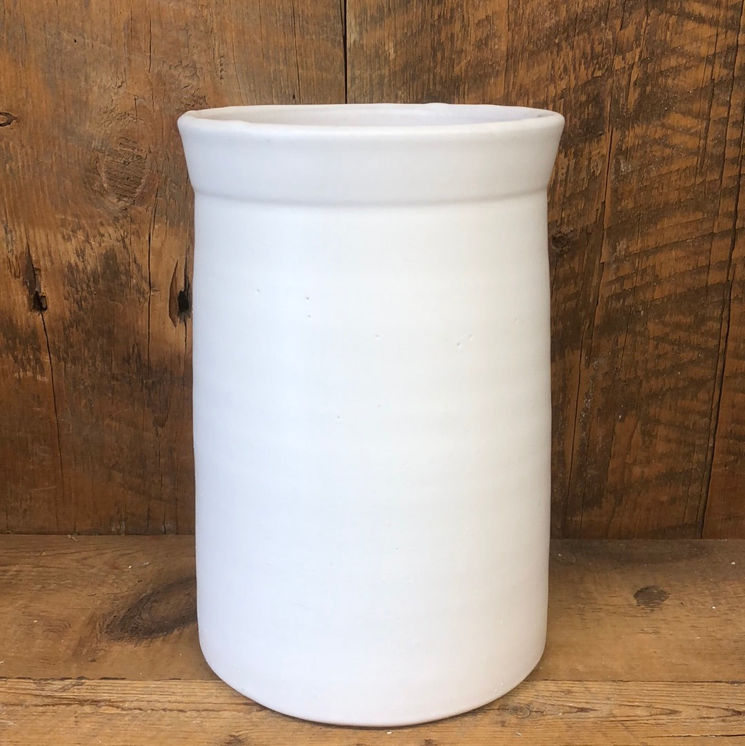 White Terra Cotta Vase