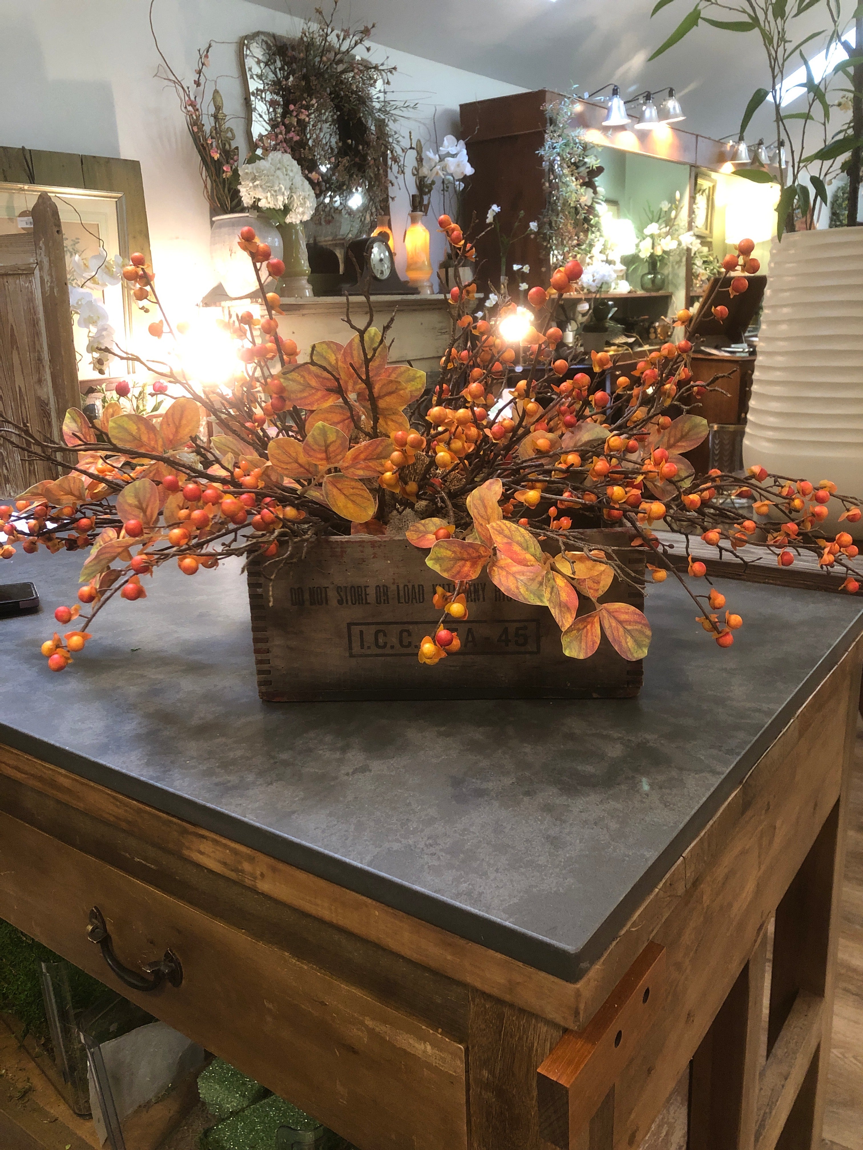 Bittersweet Centerpiece Drop In