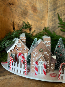Cardboard Glitter LED Sugar Land Village