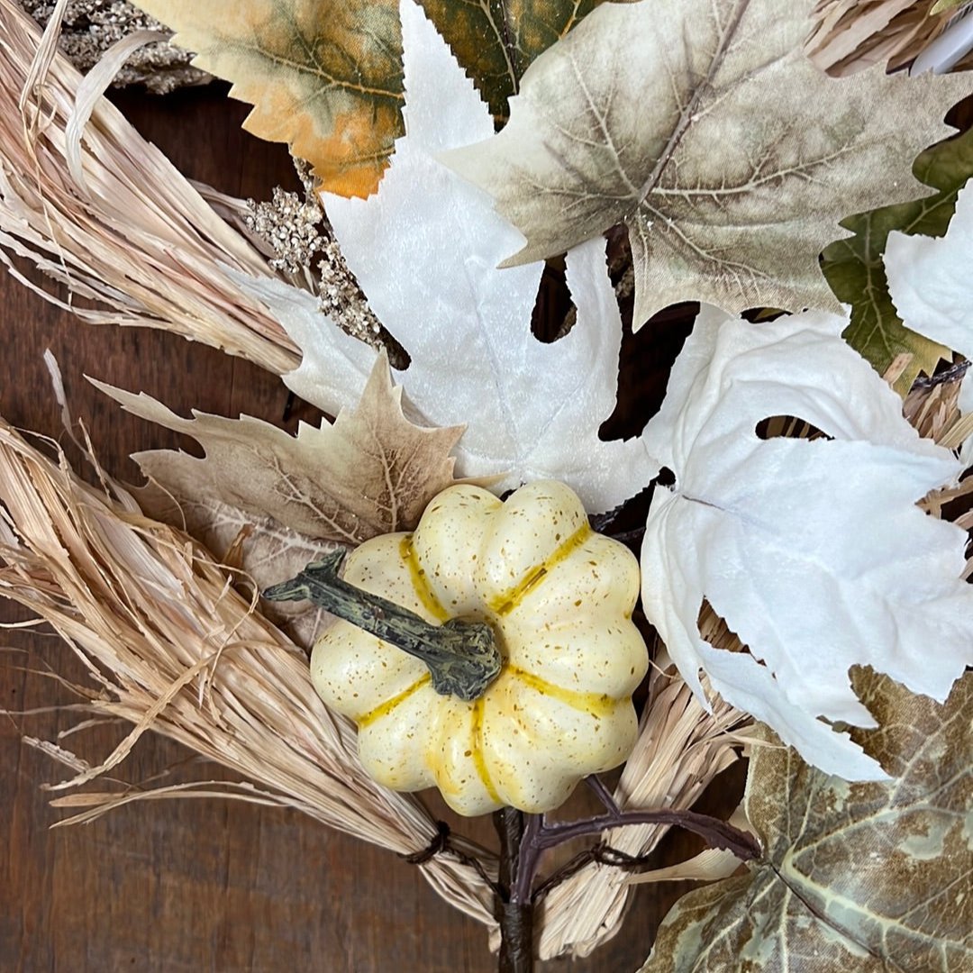 Harvest Leaf Pumpkin, Gourd Spray