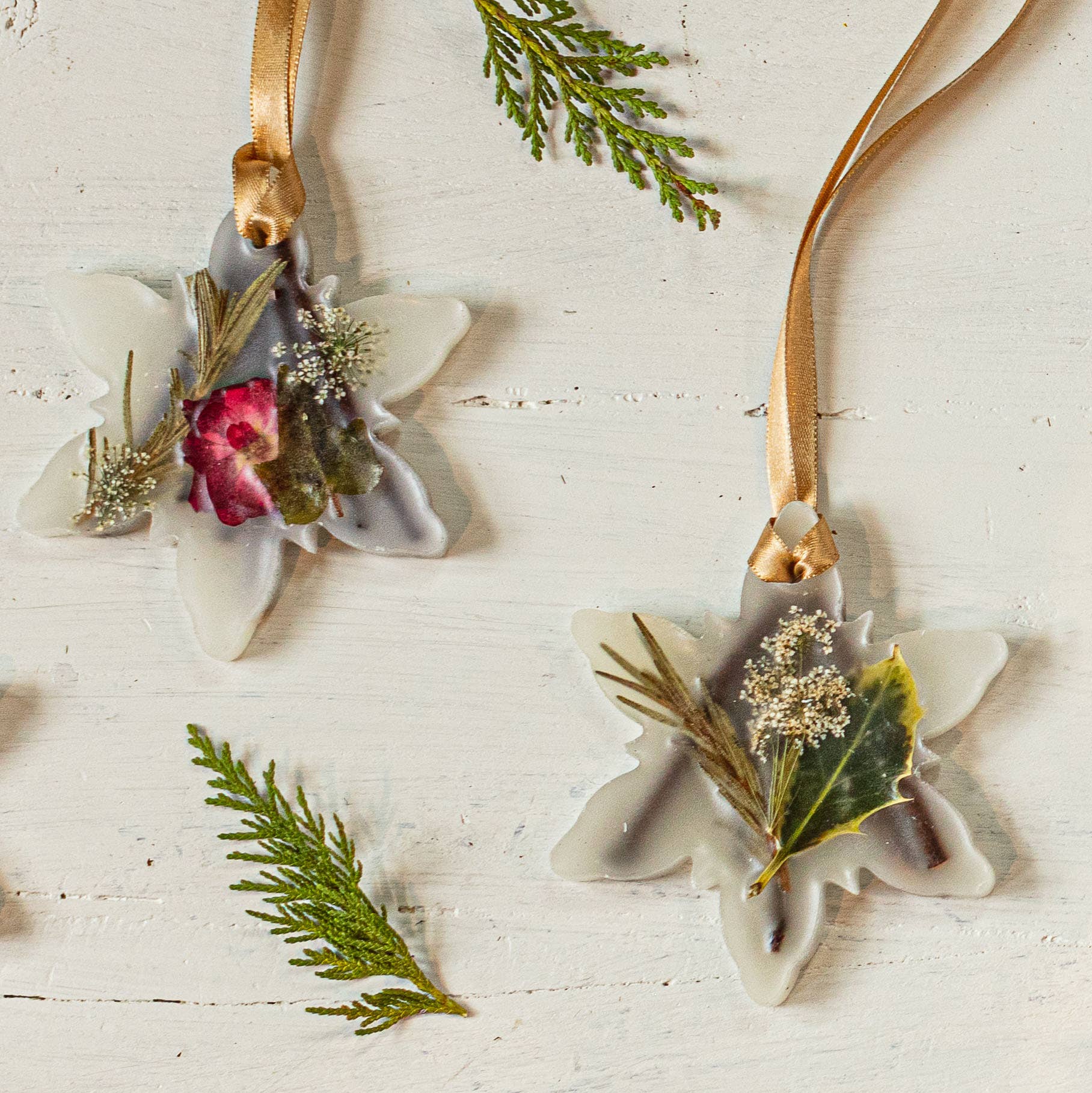 Snowflake  Forest /Botanical Sachet