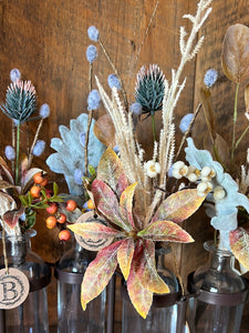 Pumpkin Spice Mini Bouquet Series Vase Drop In