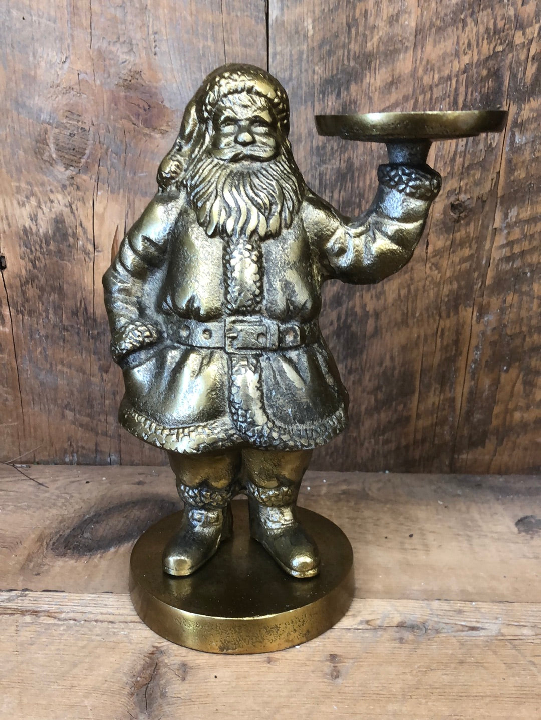 Brass Saint Nick Figurine
