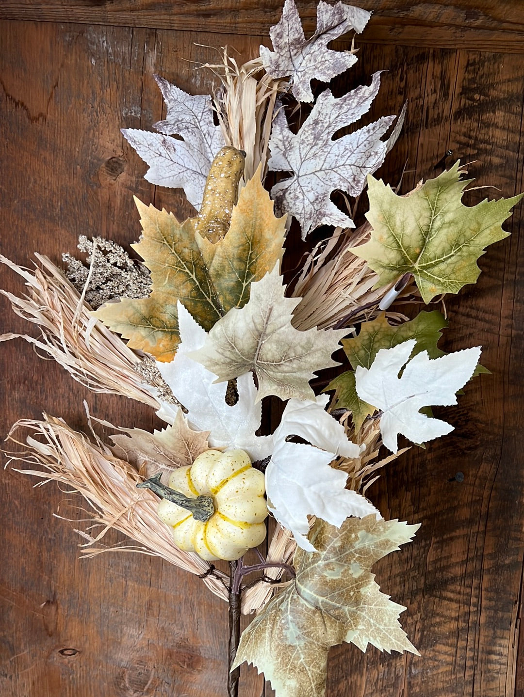 Harvest Leaf Pumpkin, Gourd Spray