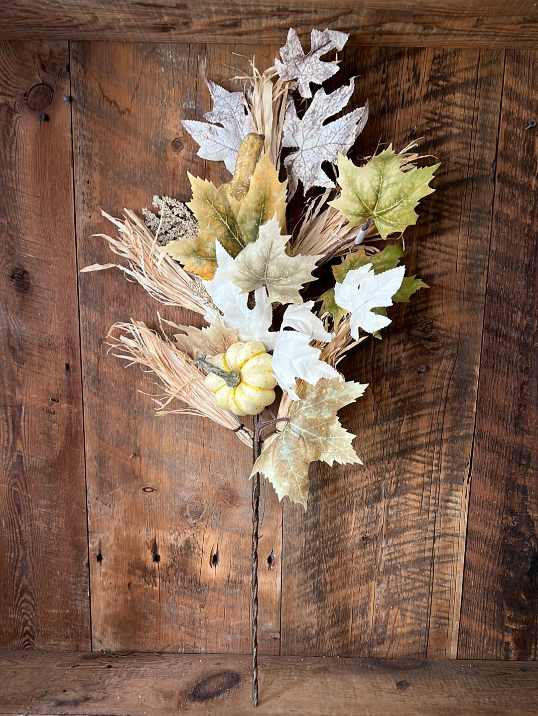 Harvest Leaf Pumpkin, Gourd Spray
