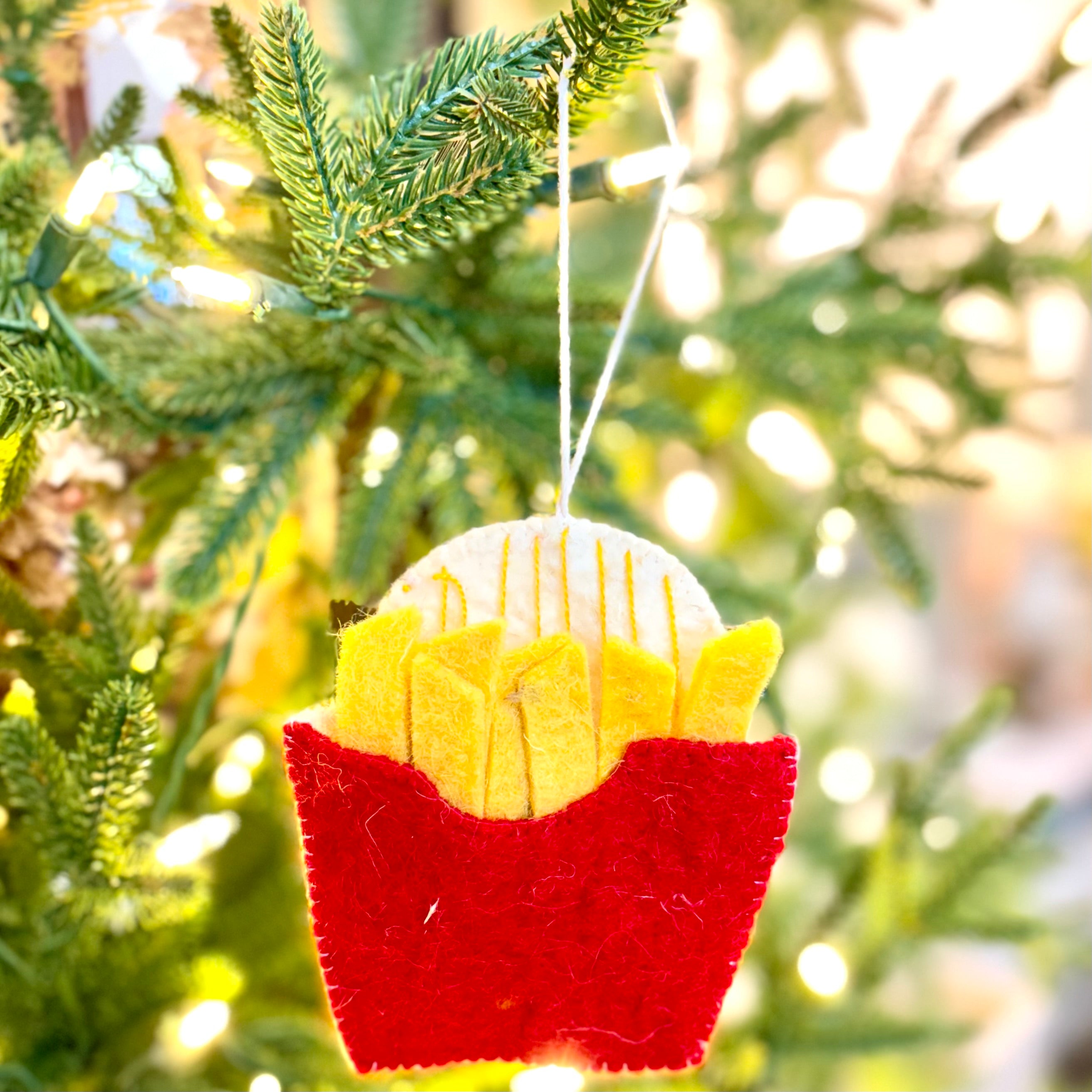 Felt Wool Box of French Fries