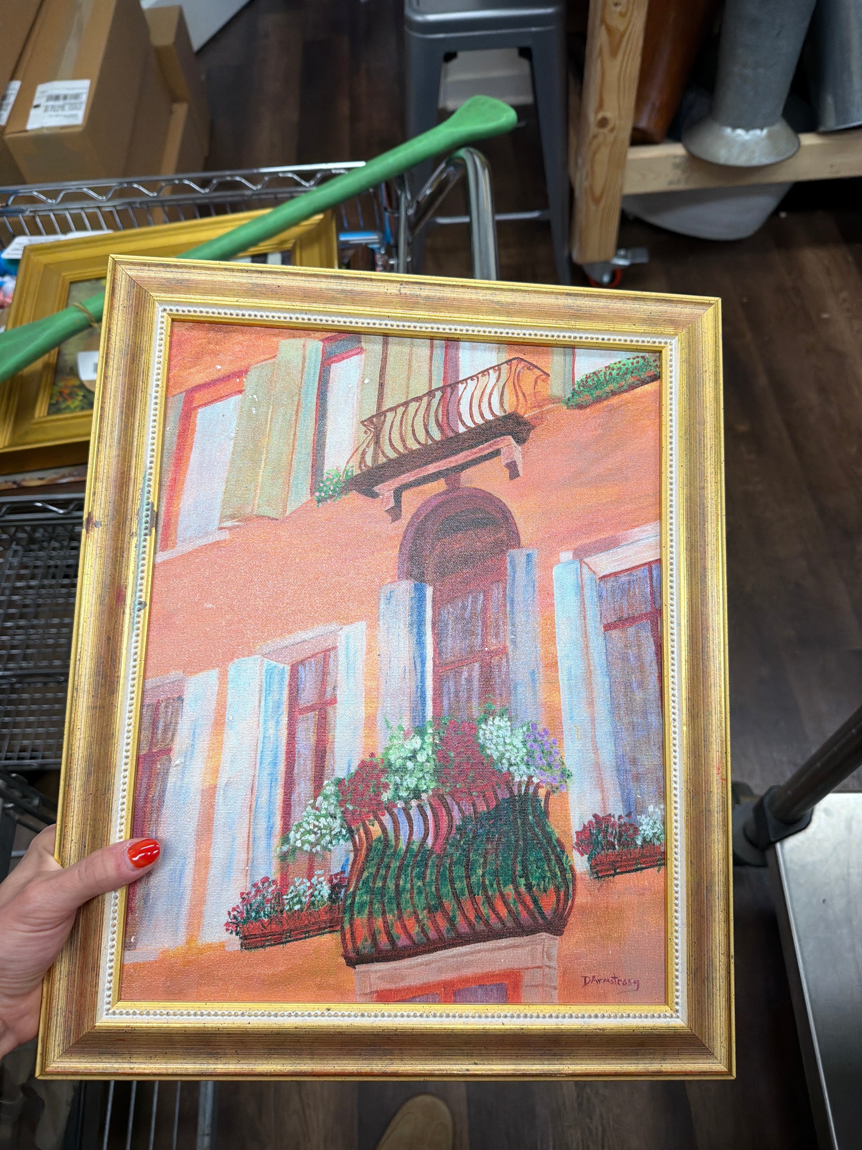Window Boxes Framed Art