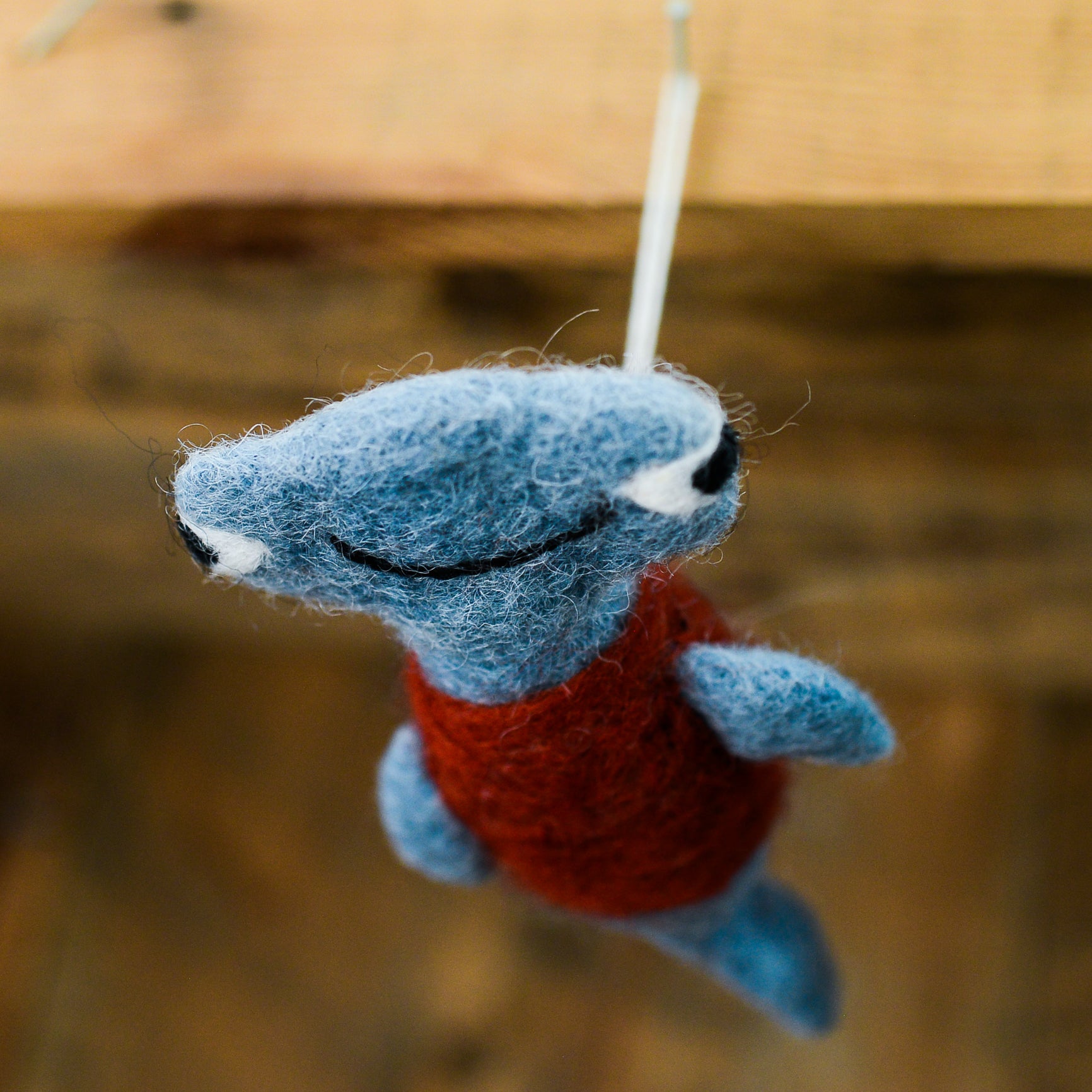 Felt Hammerhead Shark Ornament