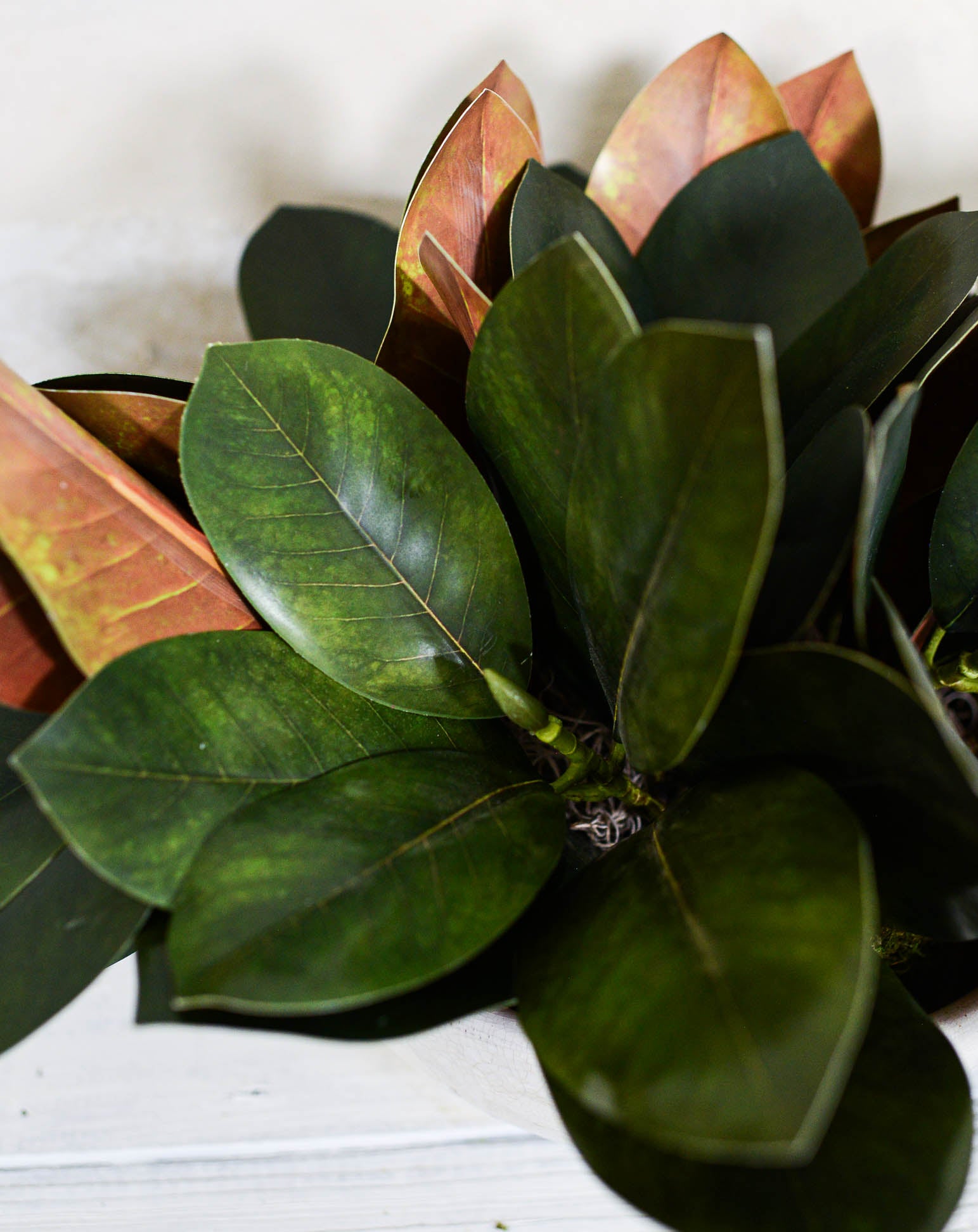 Magnolia Leaf Greenery Centerpiece Drop-In