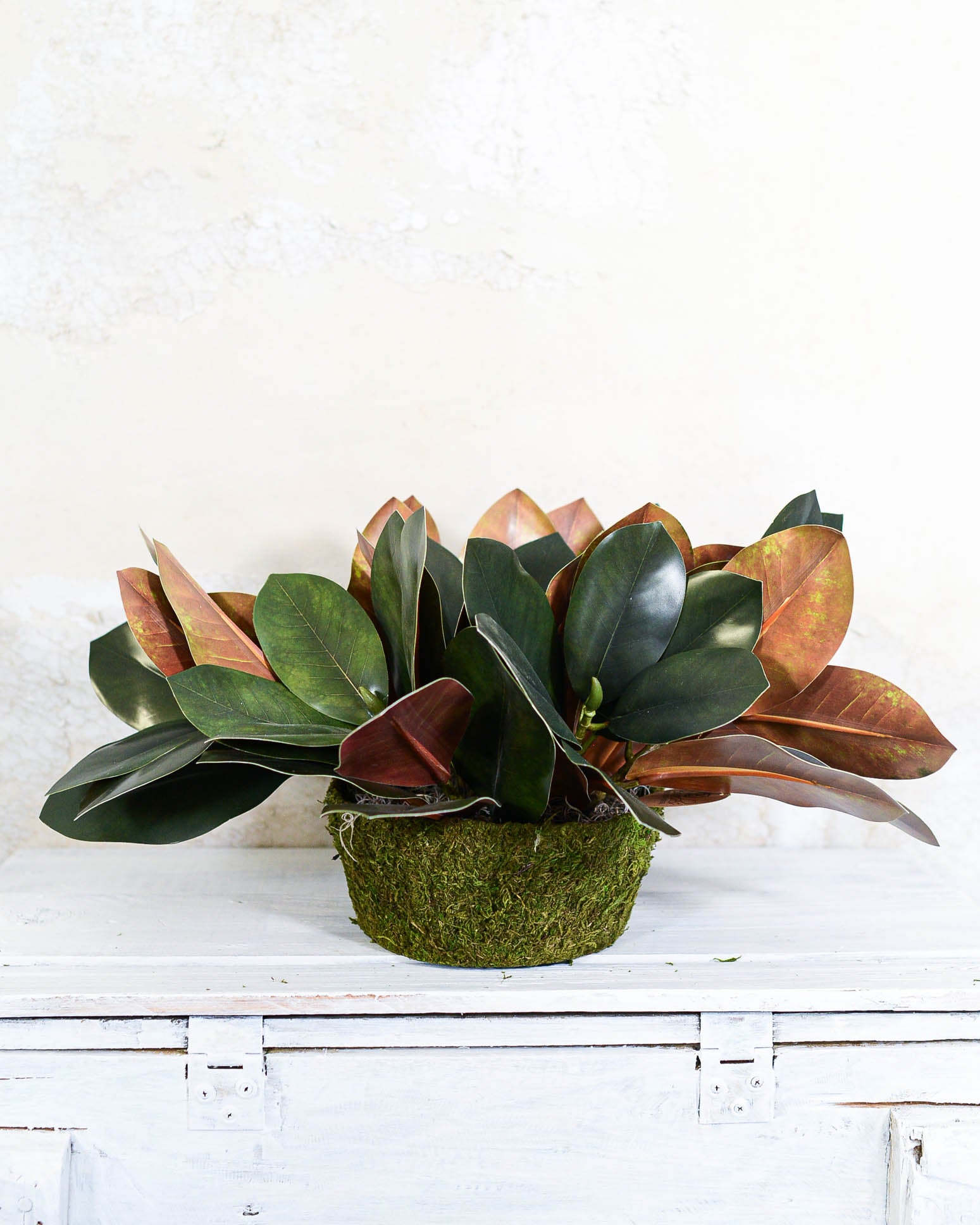 Magnolia Leaf Greenery Centerpiece Drop-In