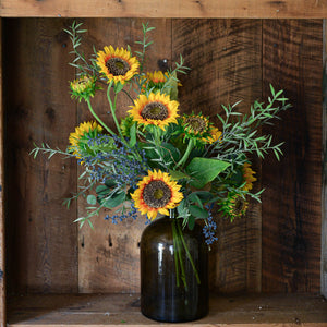 Sunflower Large Jug Bouquet Drop In