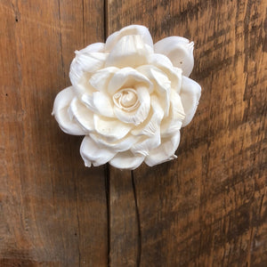 Wood Jonquil White Sola Flower