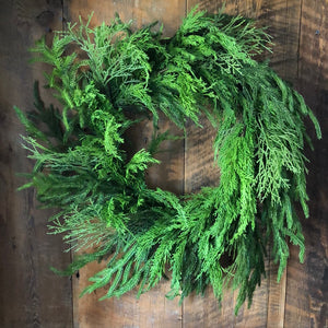 26"D Woodland Evergreen Wreath