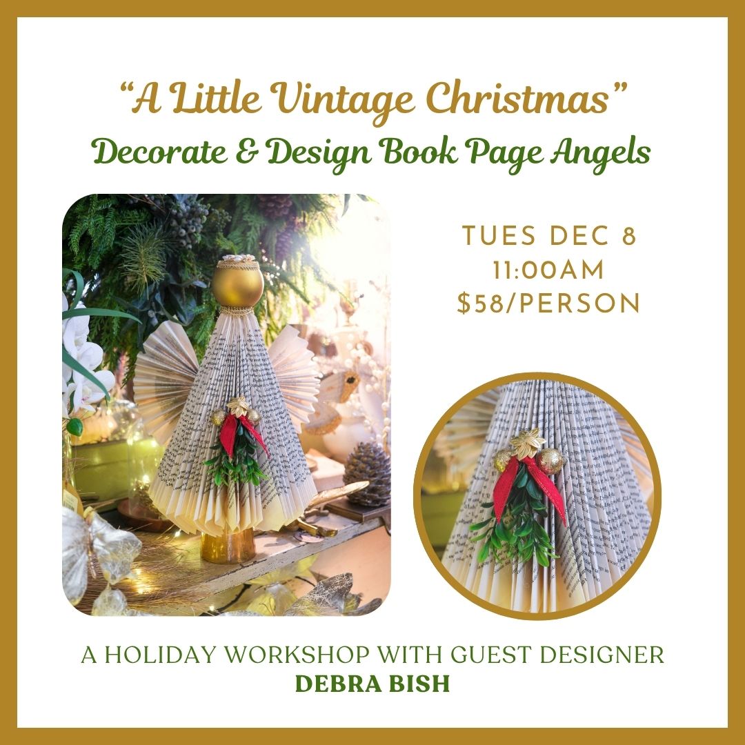 12.08.2026 @ 11AM | "A Little Vintage Christmas" Decorate & Design Book Page Angels with Guest Designer Debra Bish