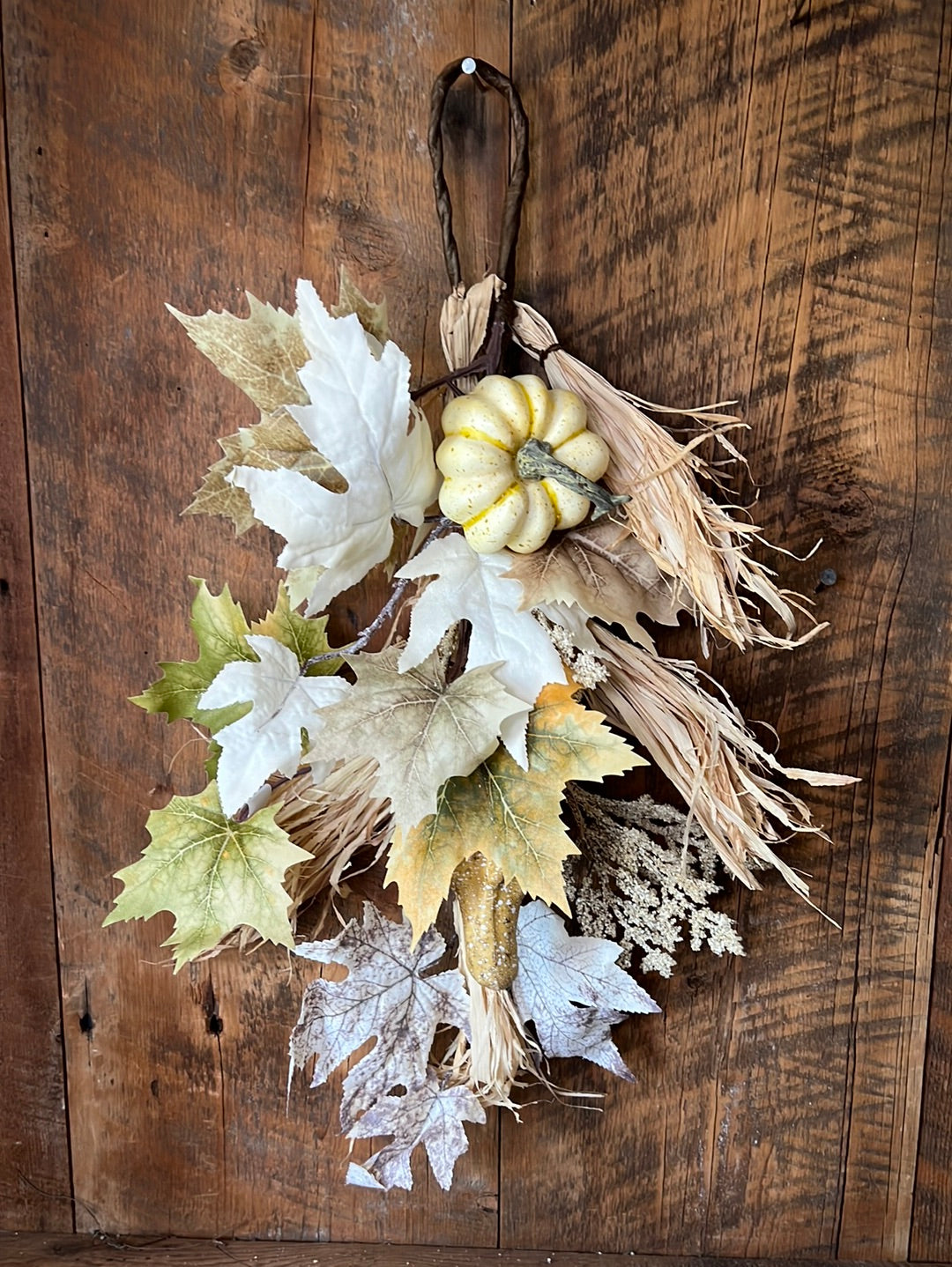 Harvest Leaf Pumpkin, Gourd Spray