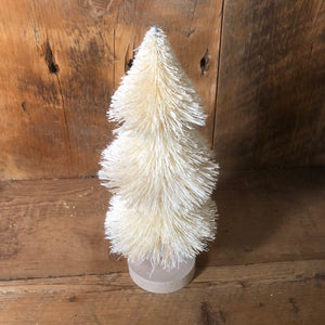 Natural Bottle Brush Tree on Wood Stand Small