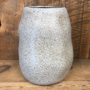 Tan Brown Speckled Pot Large