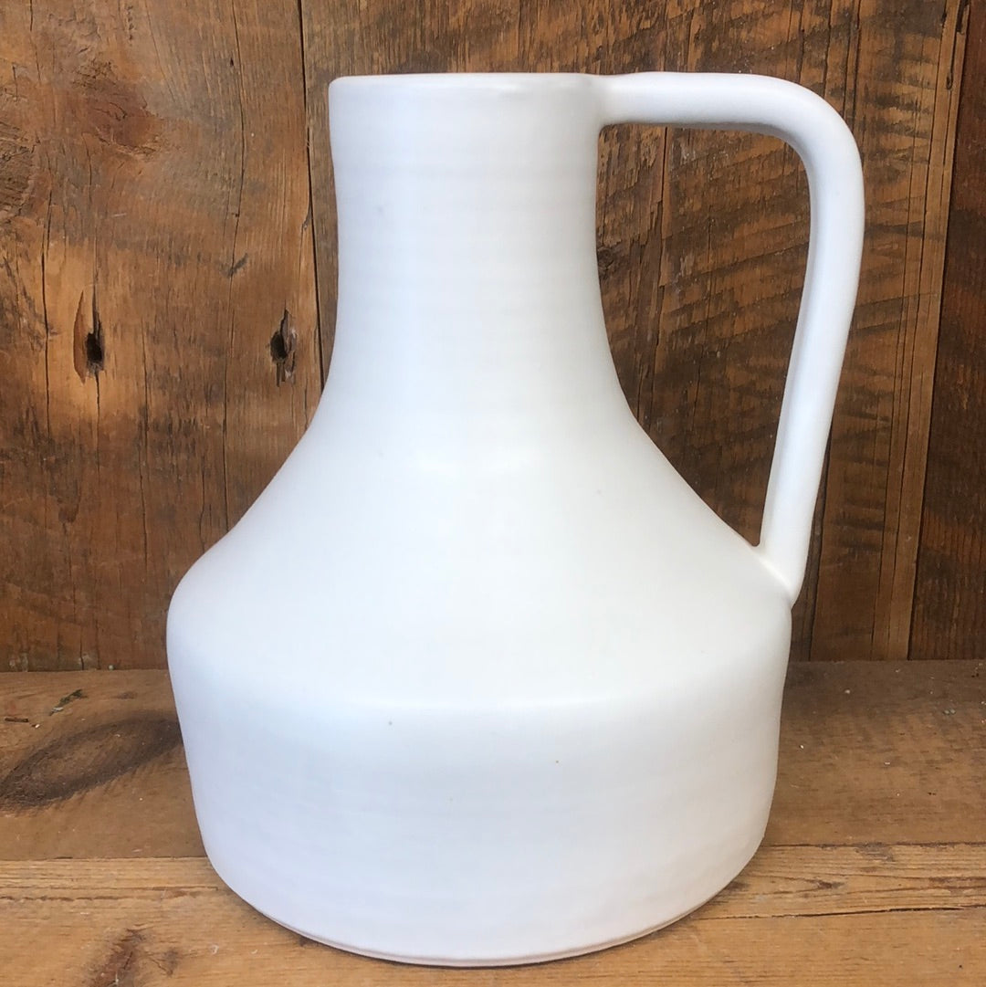 Terra Cotta White Jug