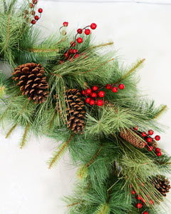 48"D Extra Large Adirondack Pine Wreath