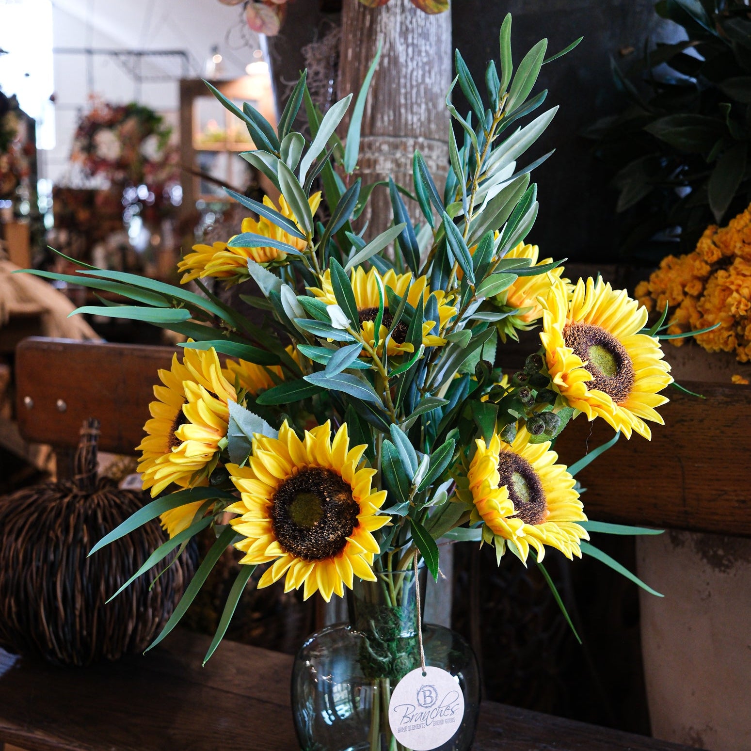 Sunflower Harvest Grand Bouquet Drop In