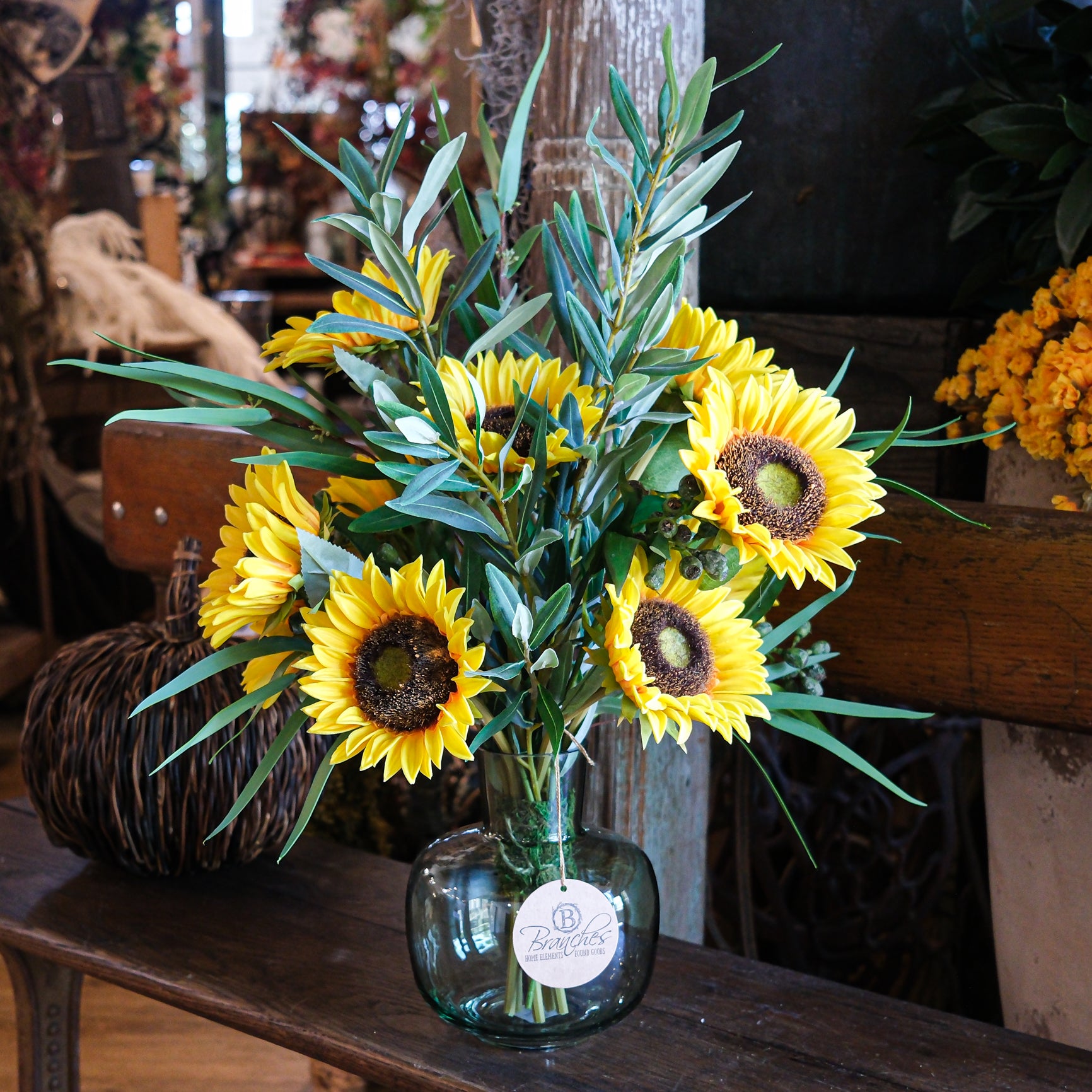 Sunflower Harvest Grand Bouquet Drop In