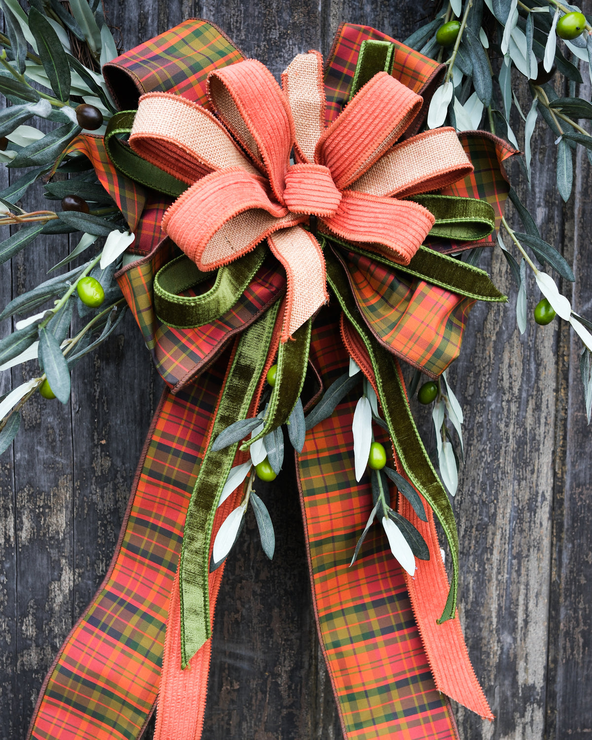 Luxe Autumn Hunt Hand-Tied Bow