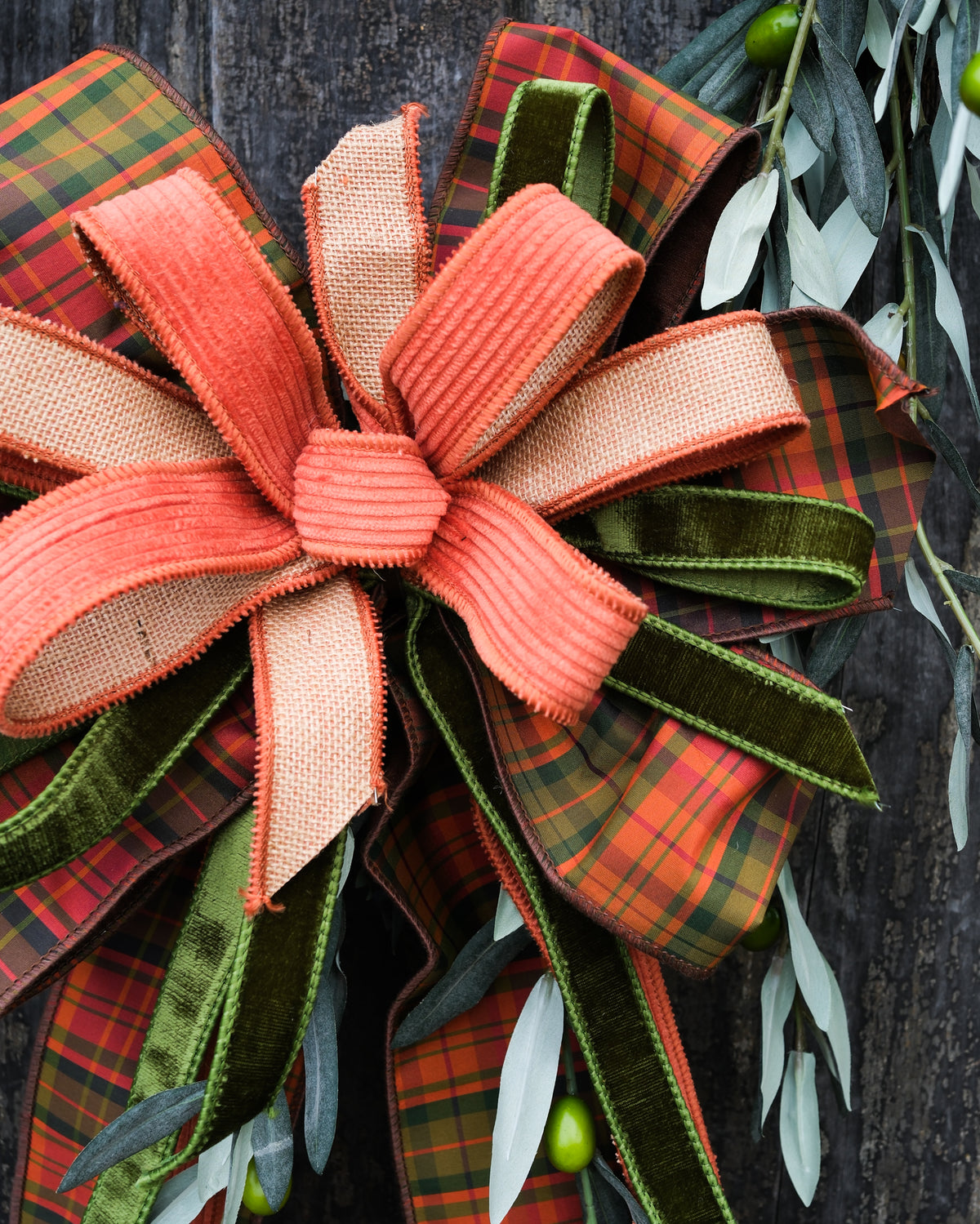 Luxe Autumn Hunt Hand-Tied Bow
