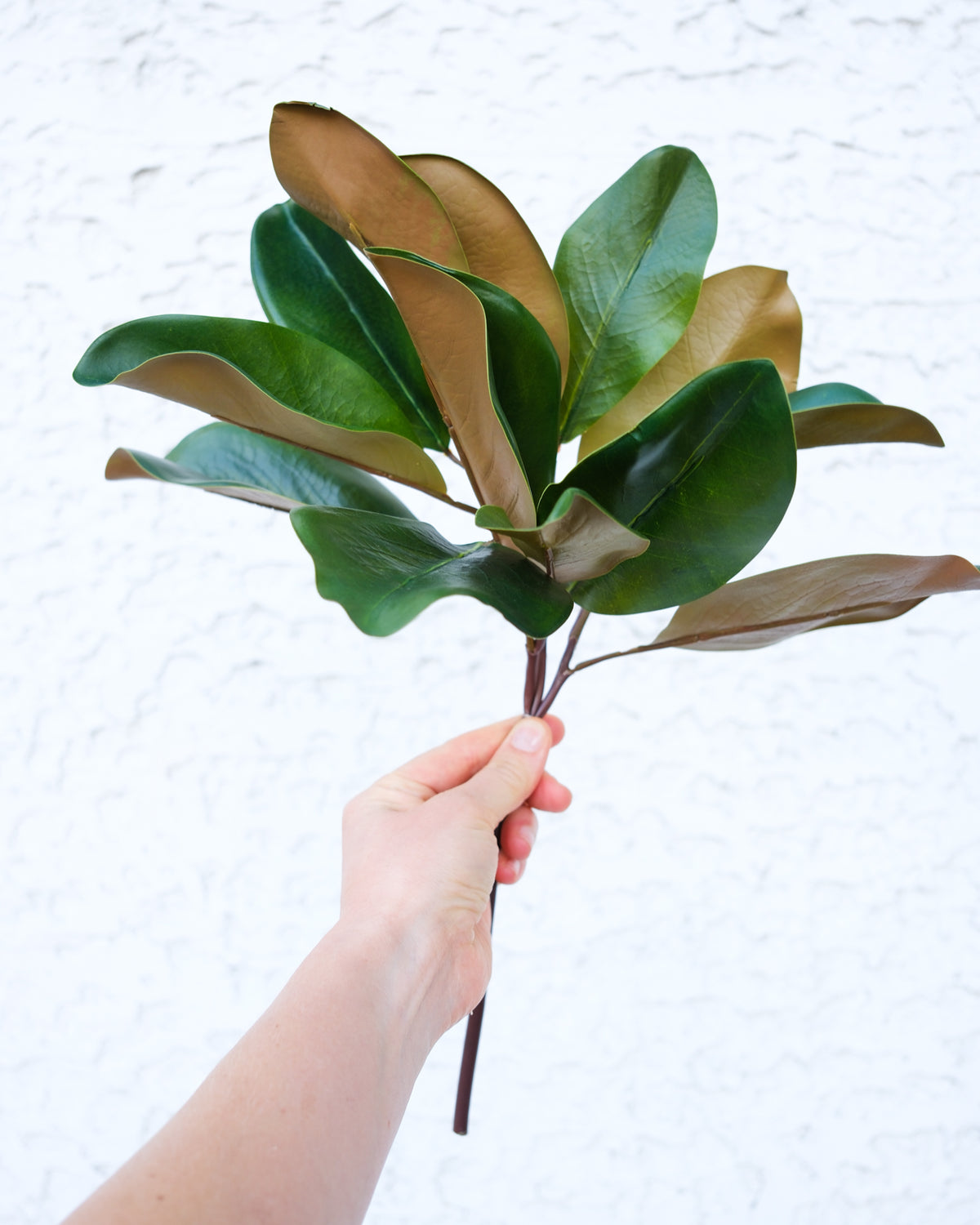 Magnolia Leaf Spray Natural Touch 16”H