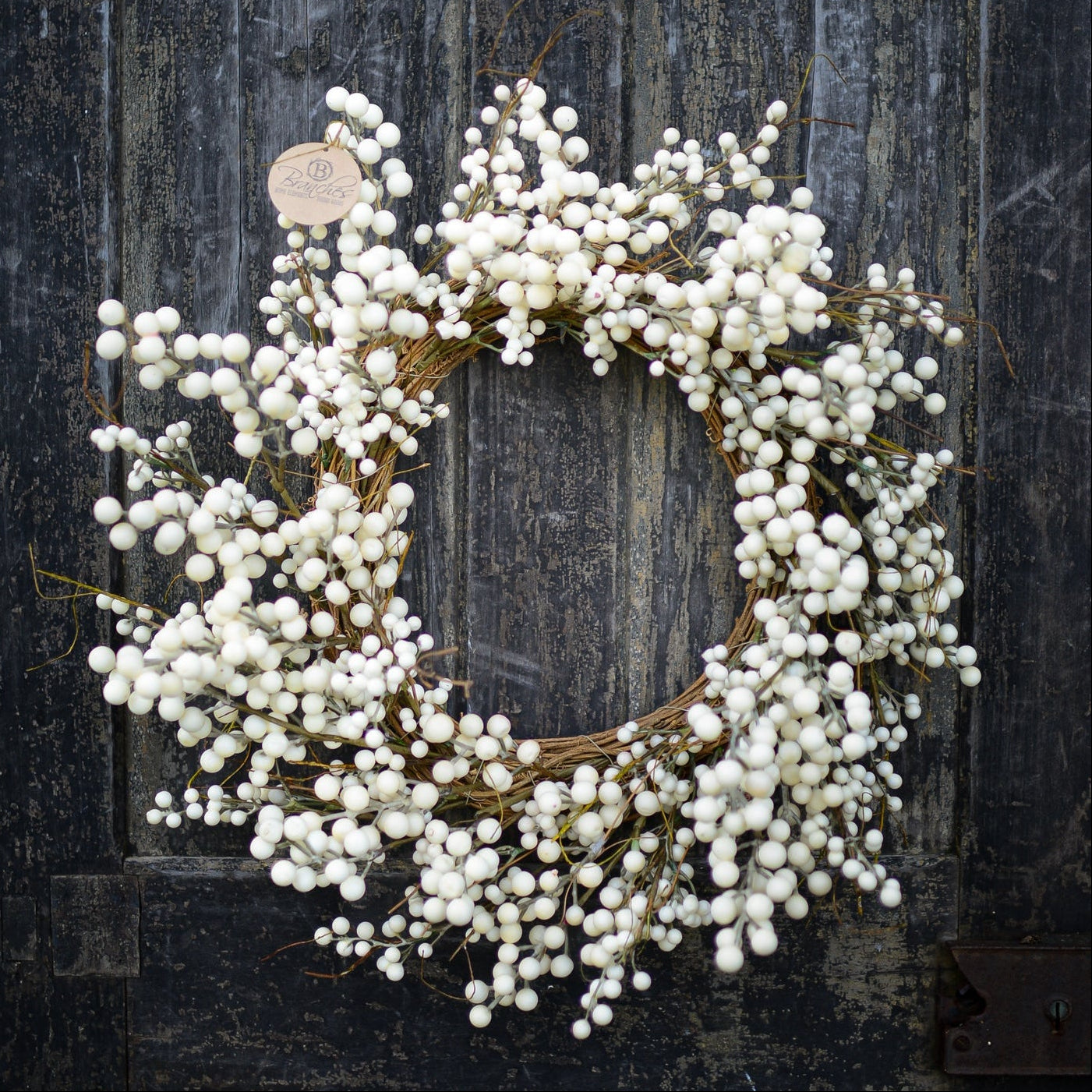 Cream Berry Wreath