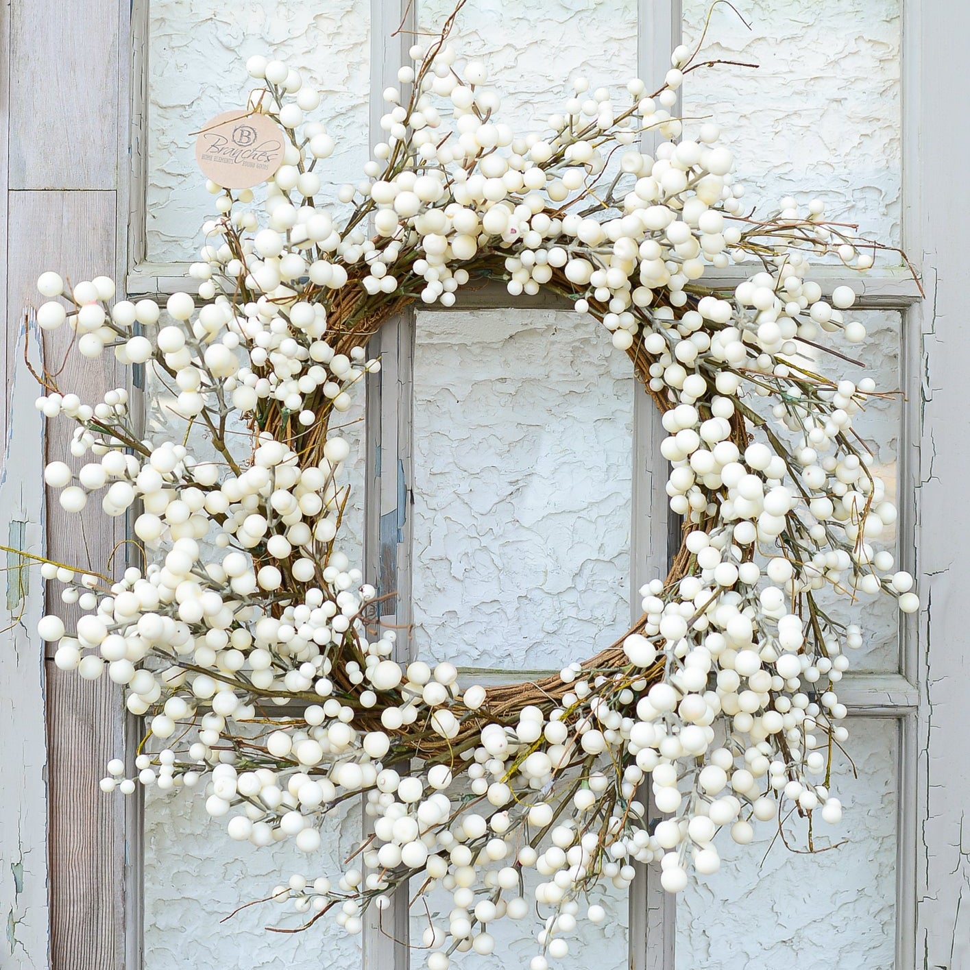 Cream Berry Wreath