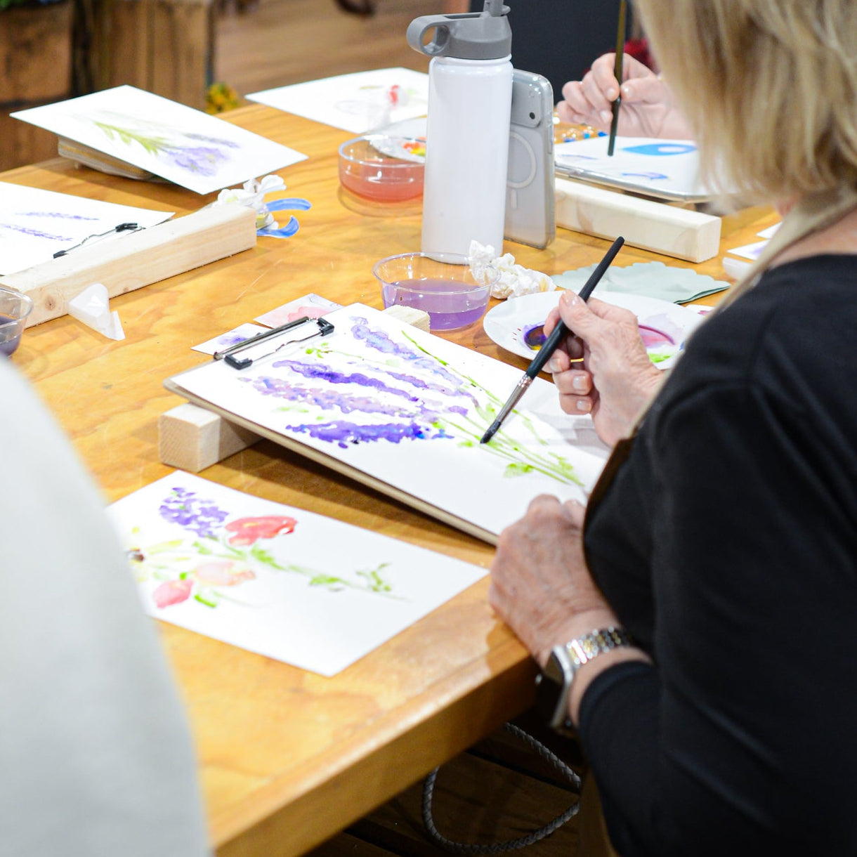07.22.2026 @ 11AM | Playful Beach Scene in Watercolor: A Beginner Workshop with Lauren Arsenault