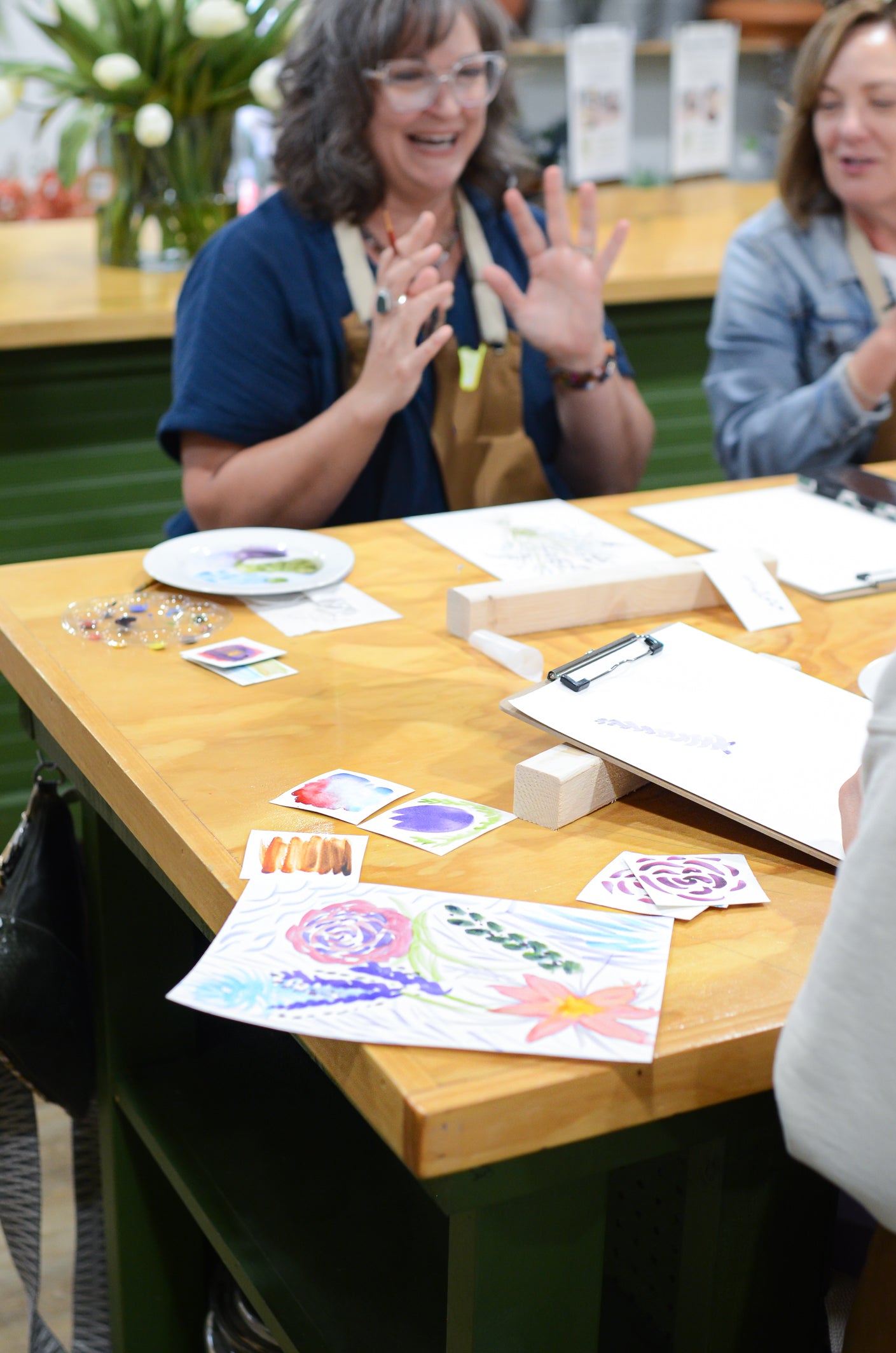07.22.2026 @ 11AM | Playful Beach Scene in Watercolor: A Beginner Workshop with Lauren Arsenault