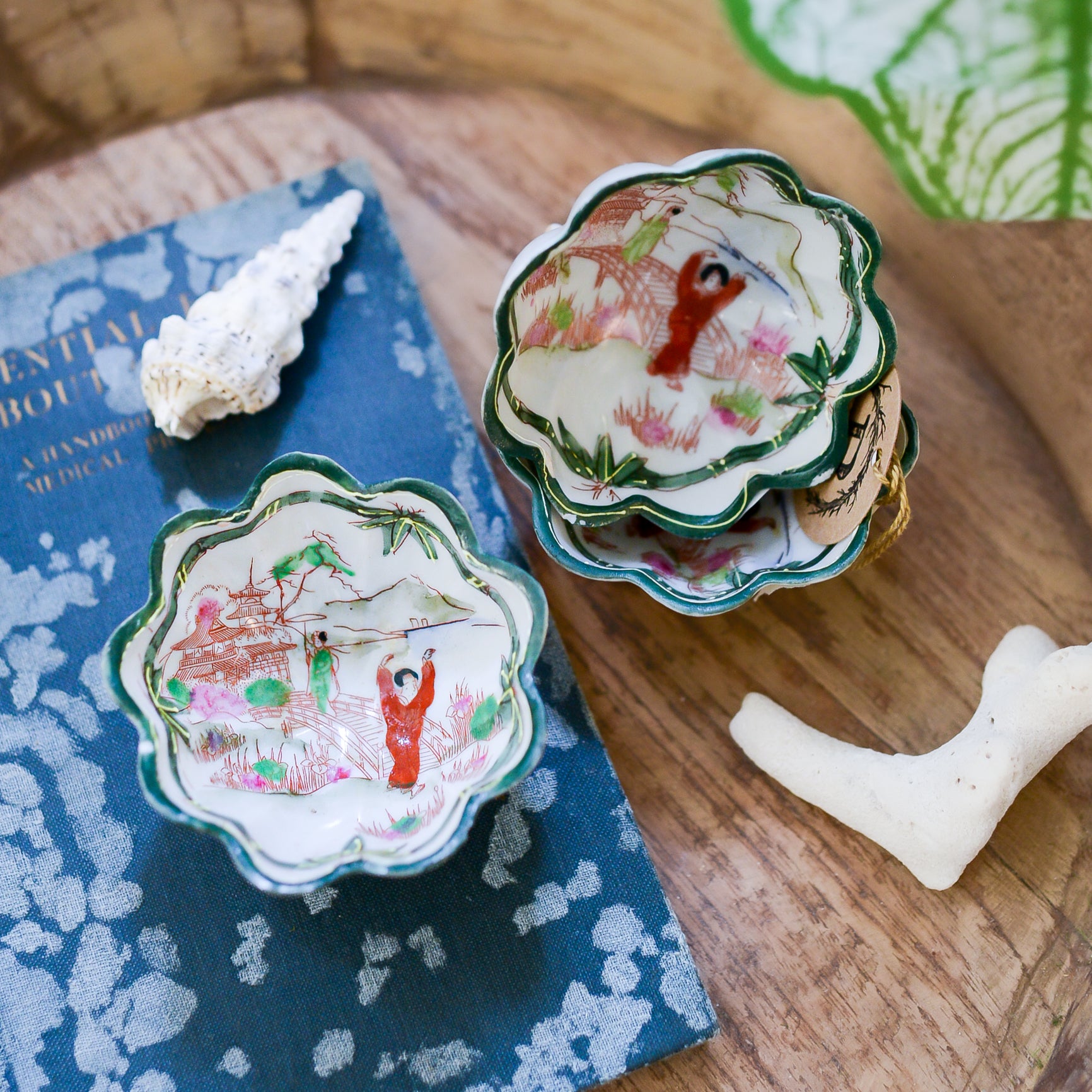 Vintage Porcelain Japanese Petite Ring Dish