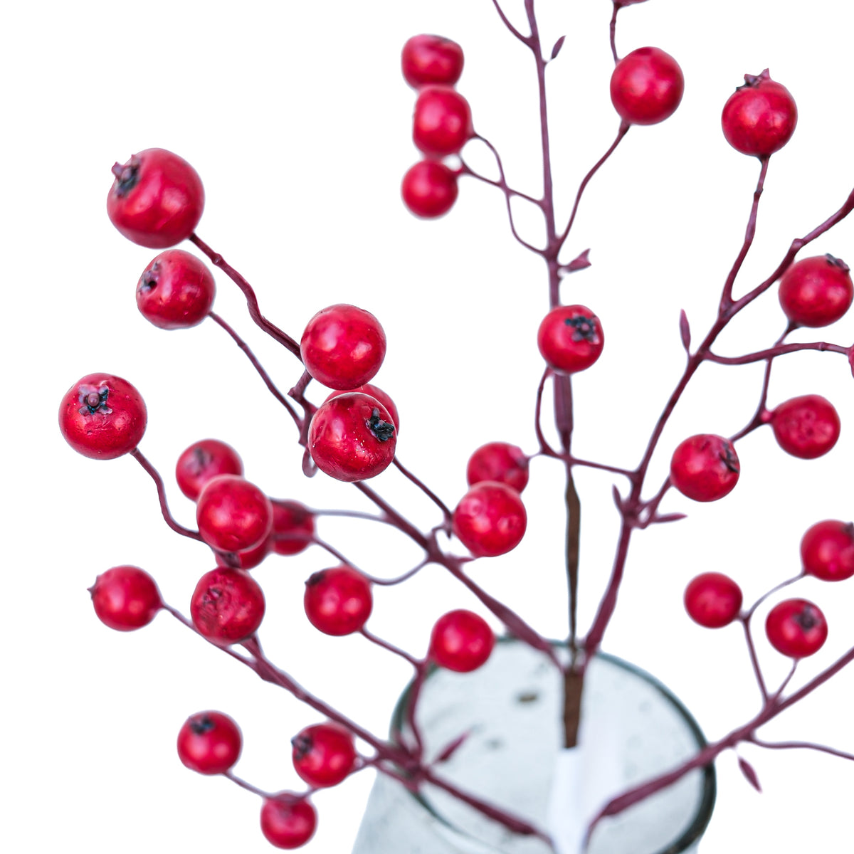 Cranberry Red Spray Weather Resistant Stem