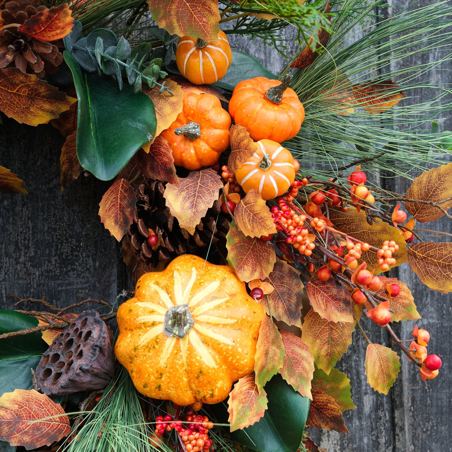Pumpkin Patch Wreath