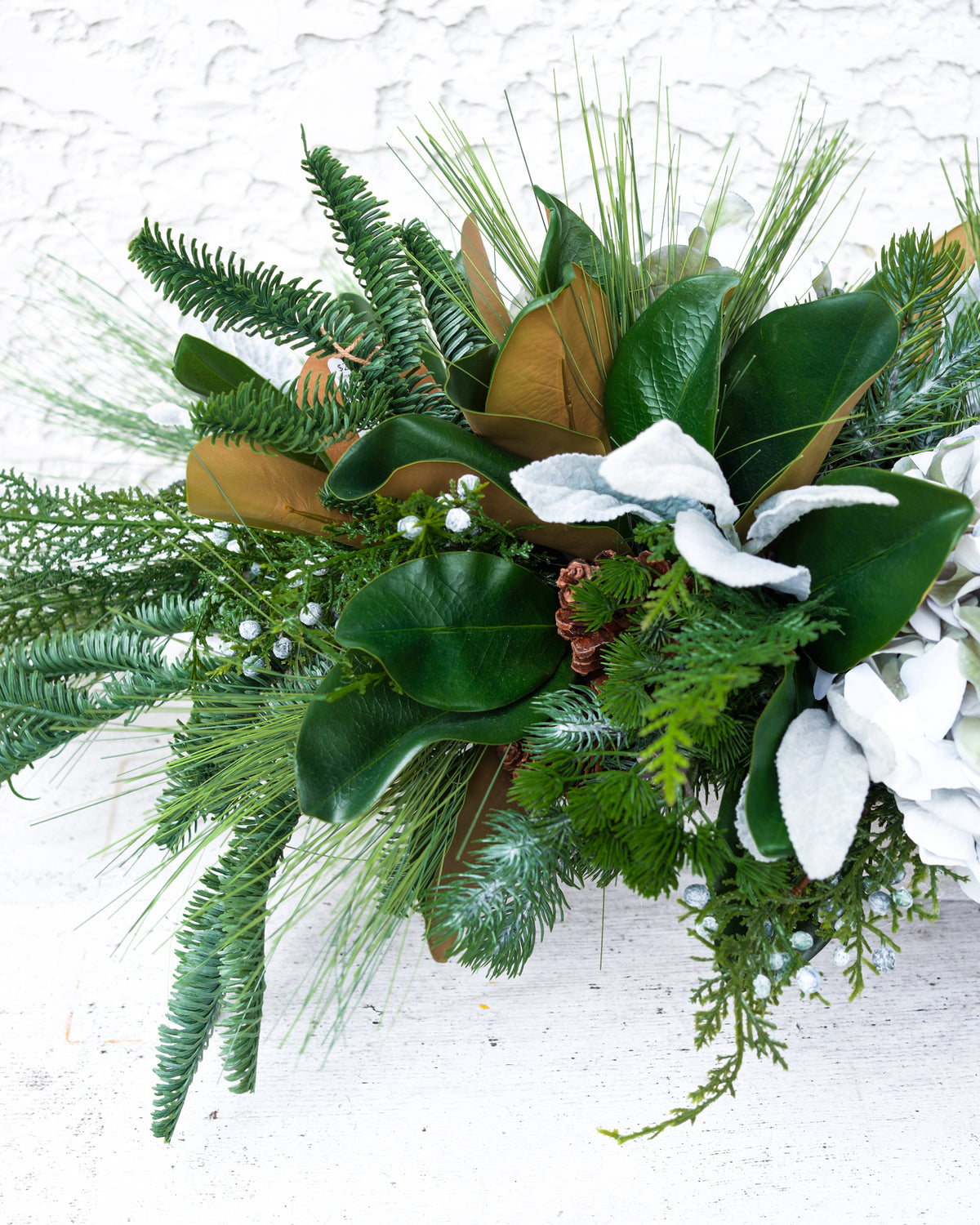 Winter Blues Centerpiece Drop In