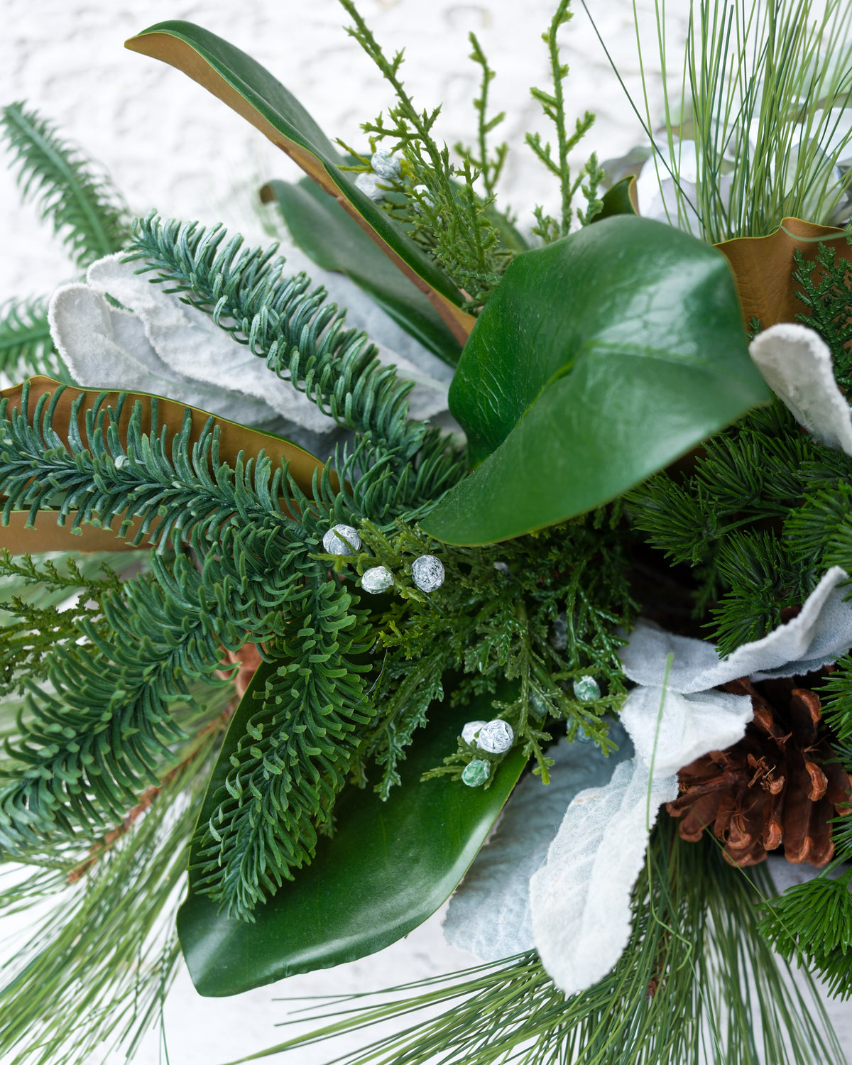 Winter Blues Centerpiece Drop In
