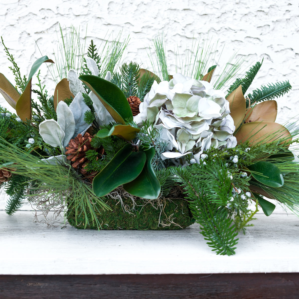 Winter Blues Centerpiece Drop In