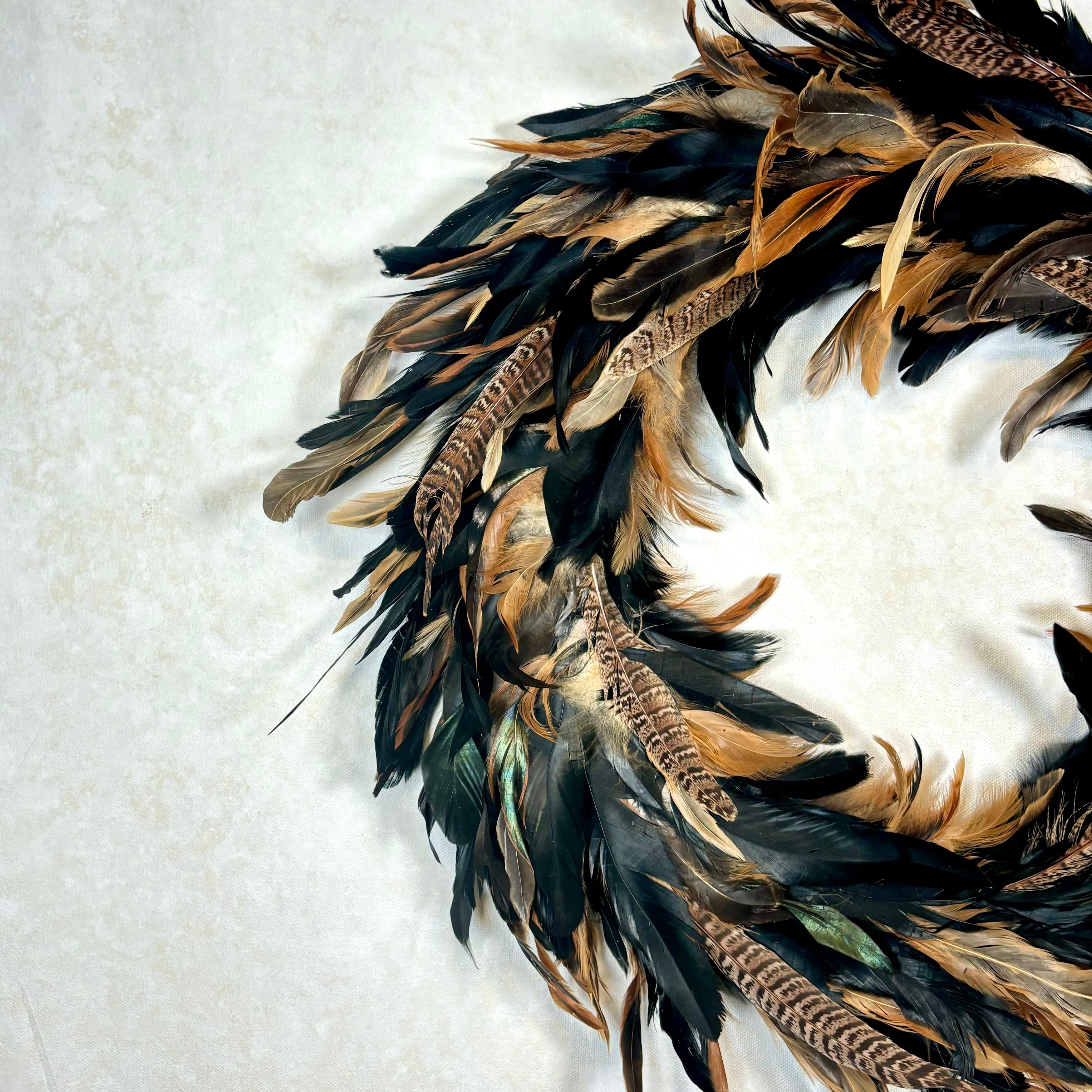 Highlands Feather Wreath