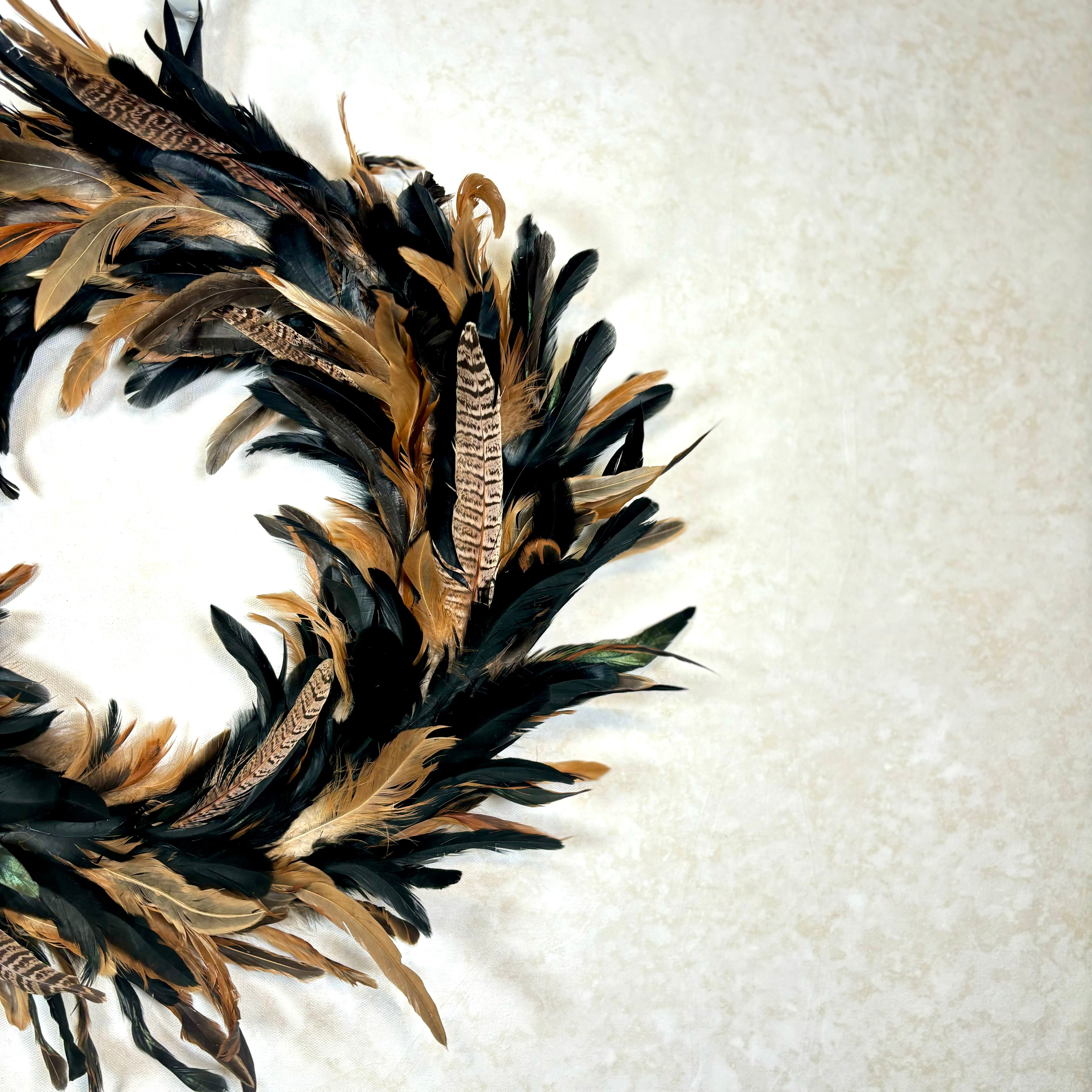 Highlands Feather Wreath