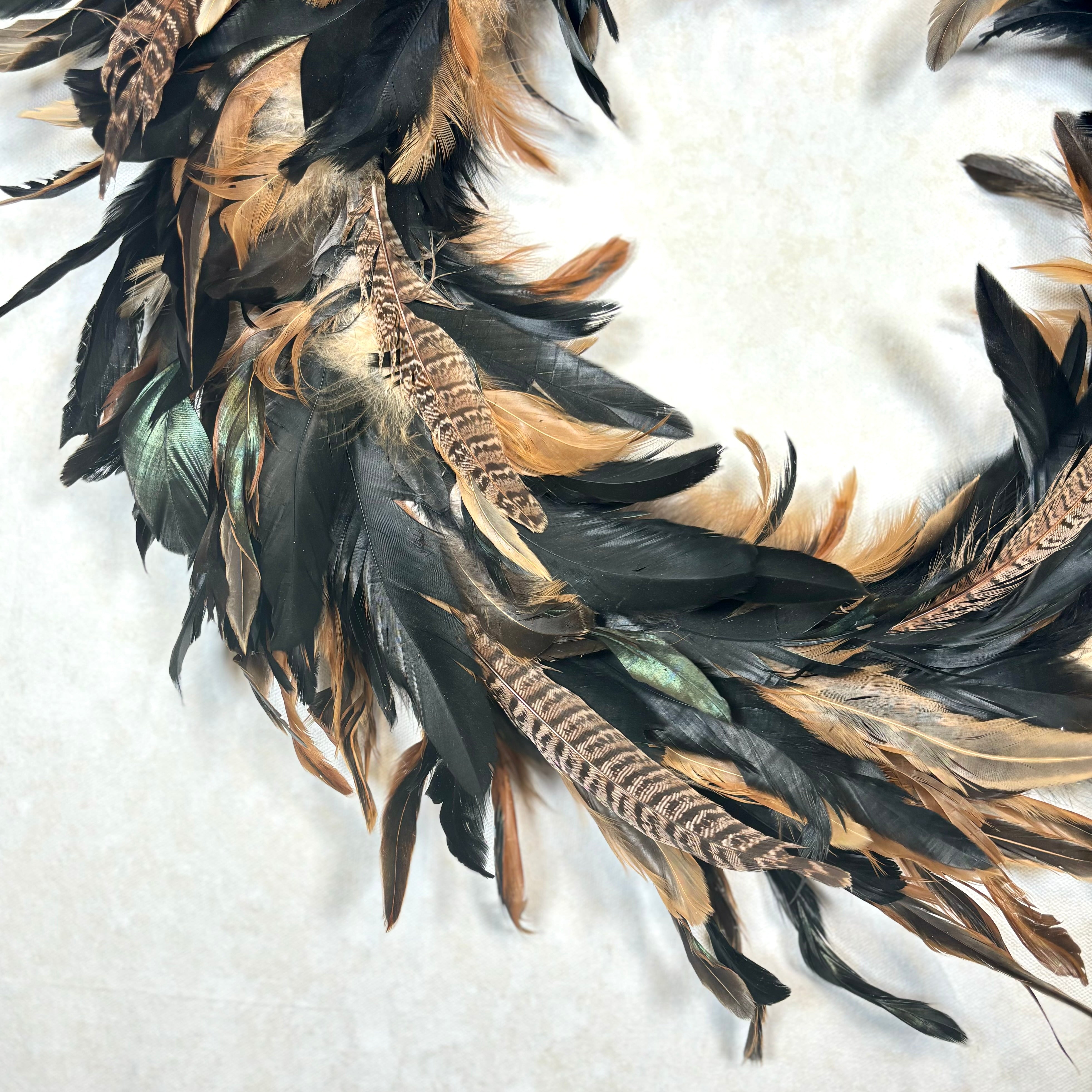 Highlands Feather Wreath