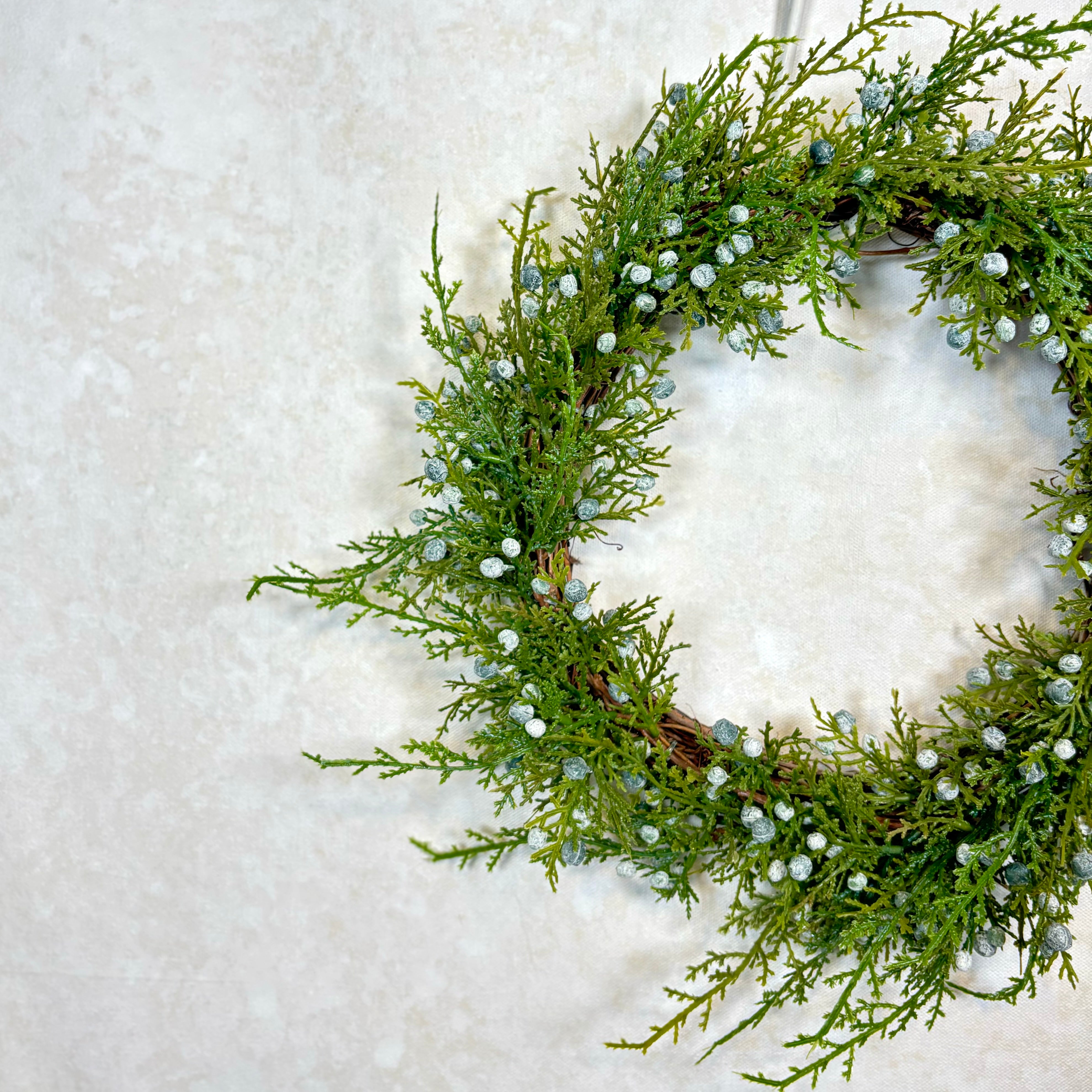 11" Seeding Juniper Wreath