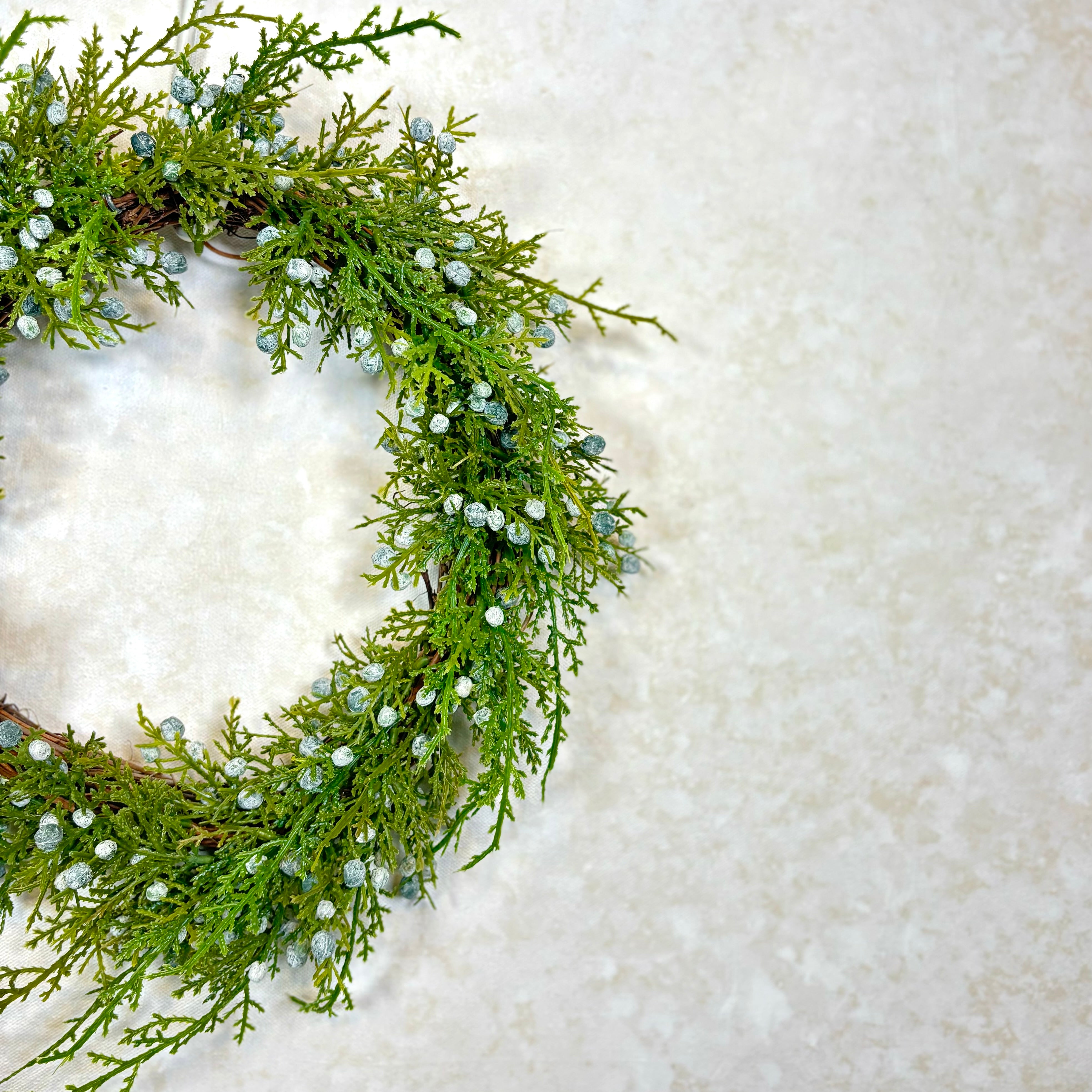 11" Seeding Juniper Wreath