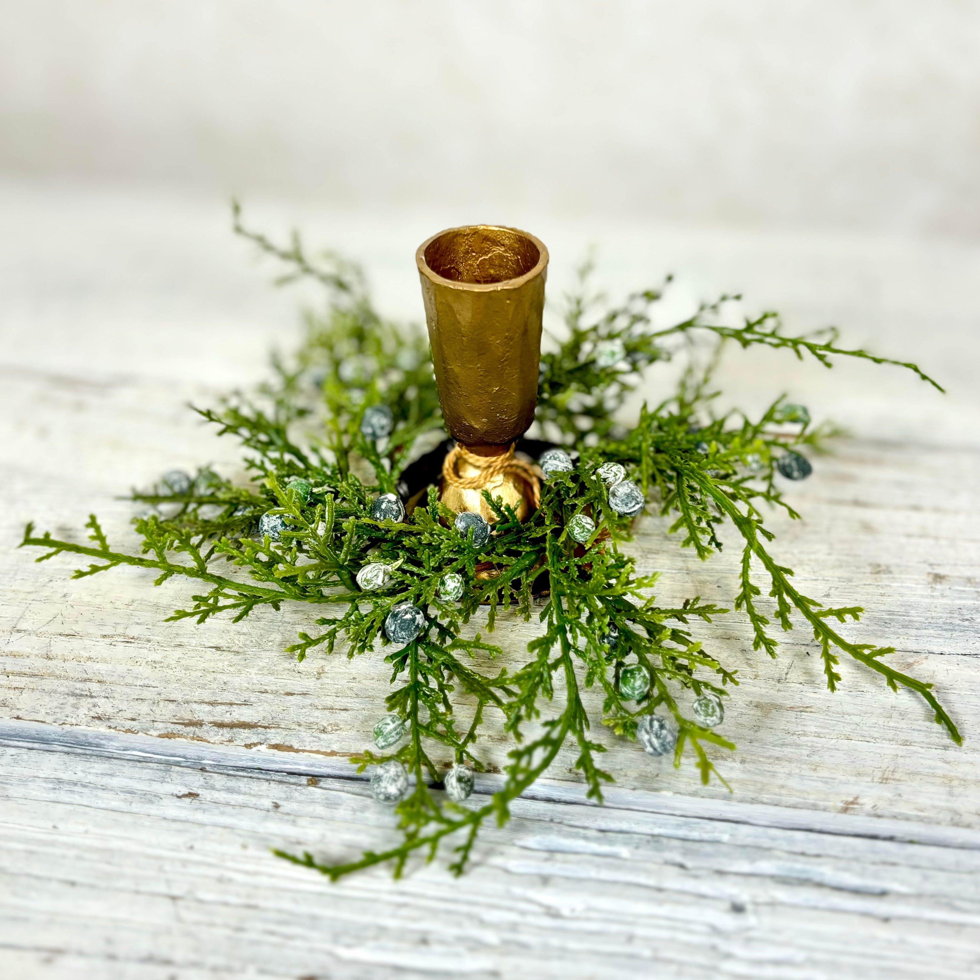 Juniper Candle Ring Small