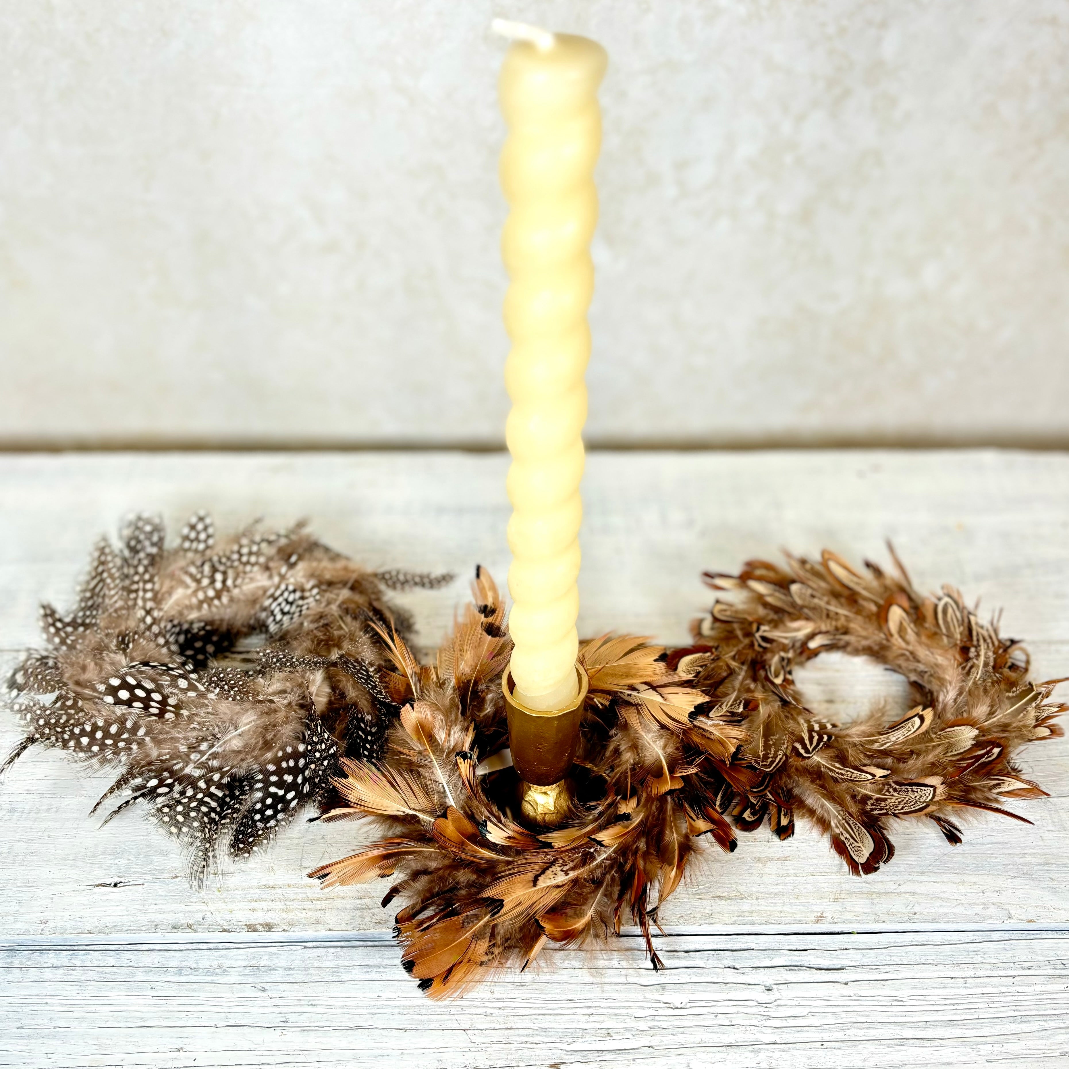 Ringneck Pheasant Feather Wreath Ornament