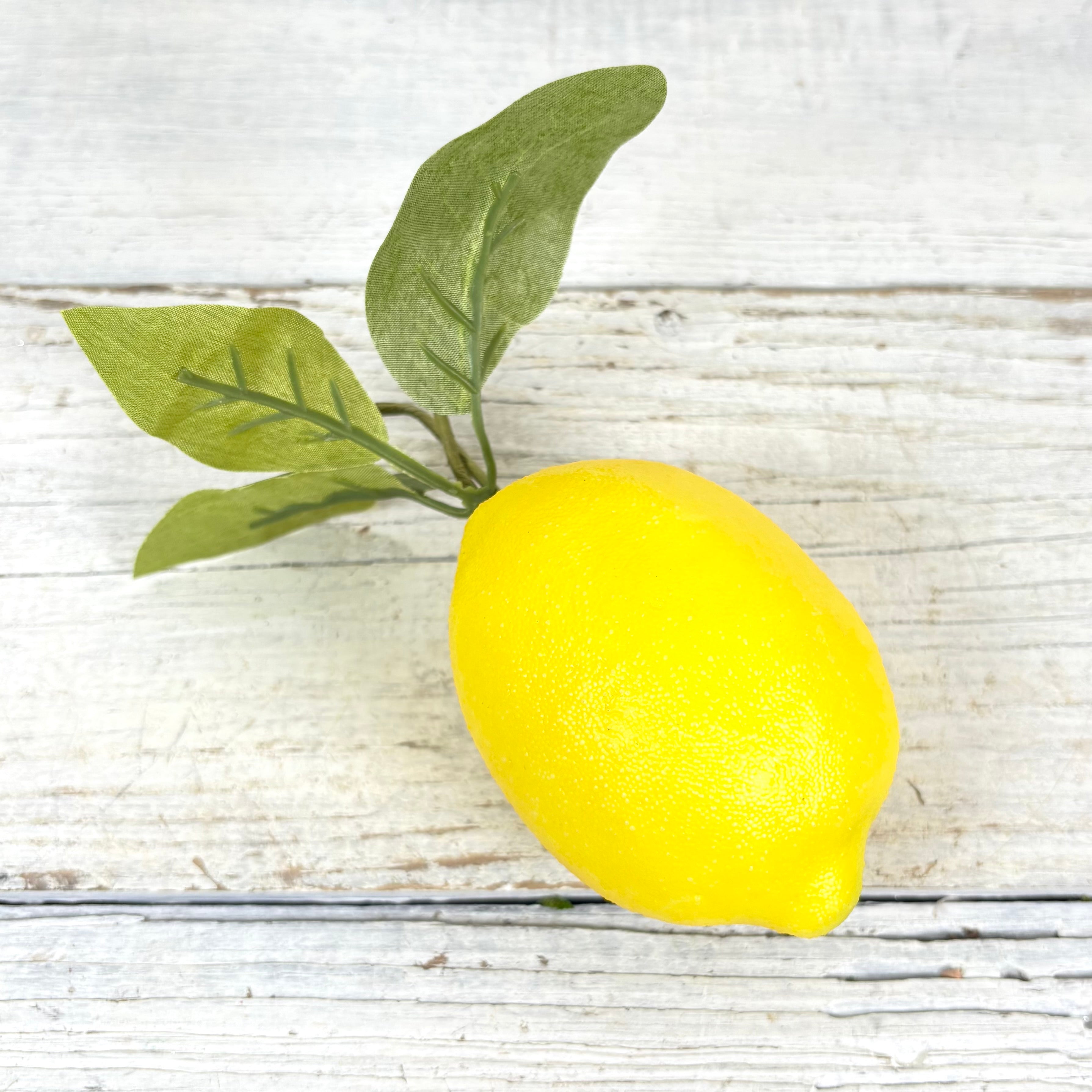 Lemon with Foliage