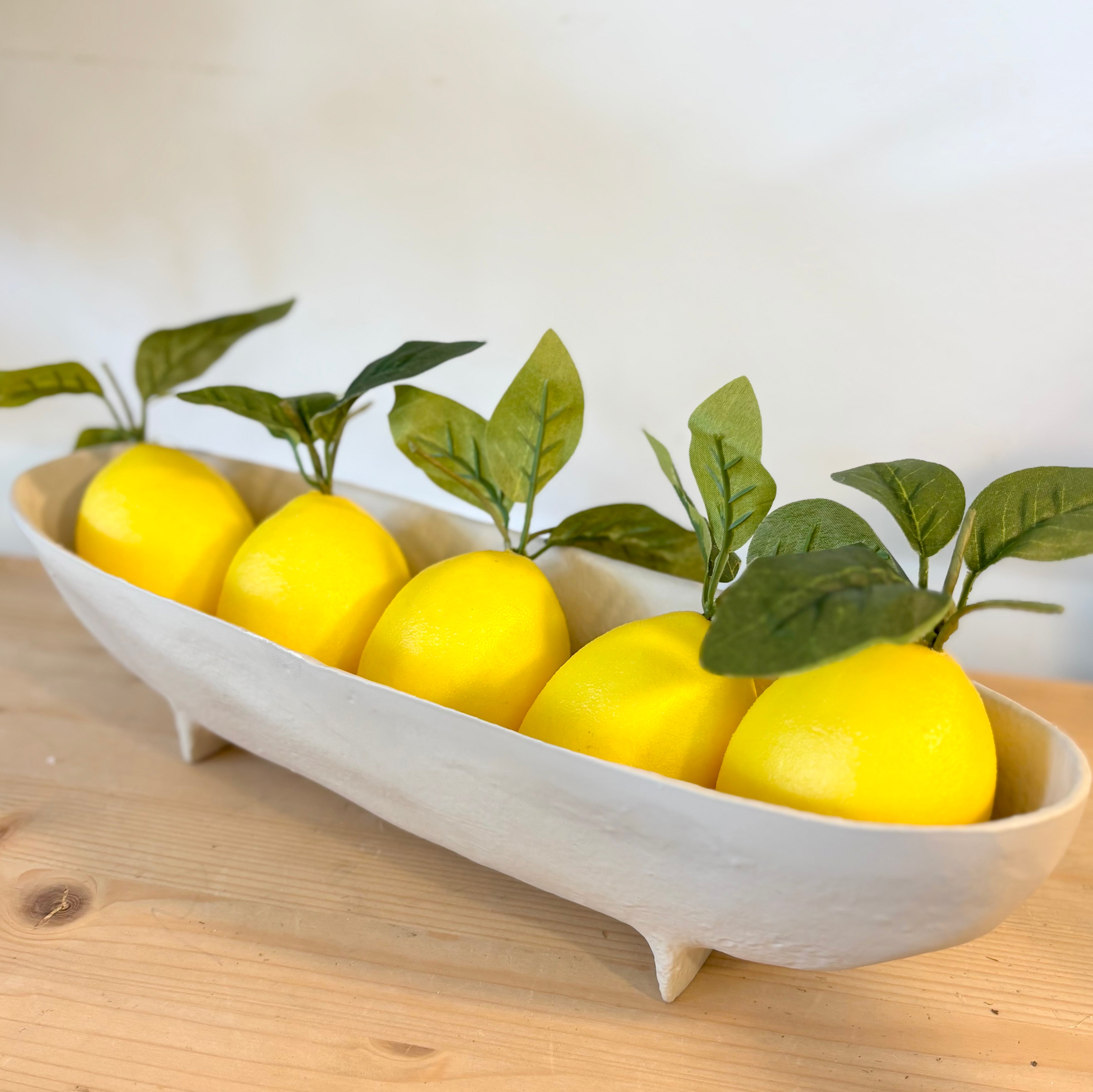 Lemon with Foliage