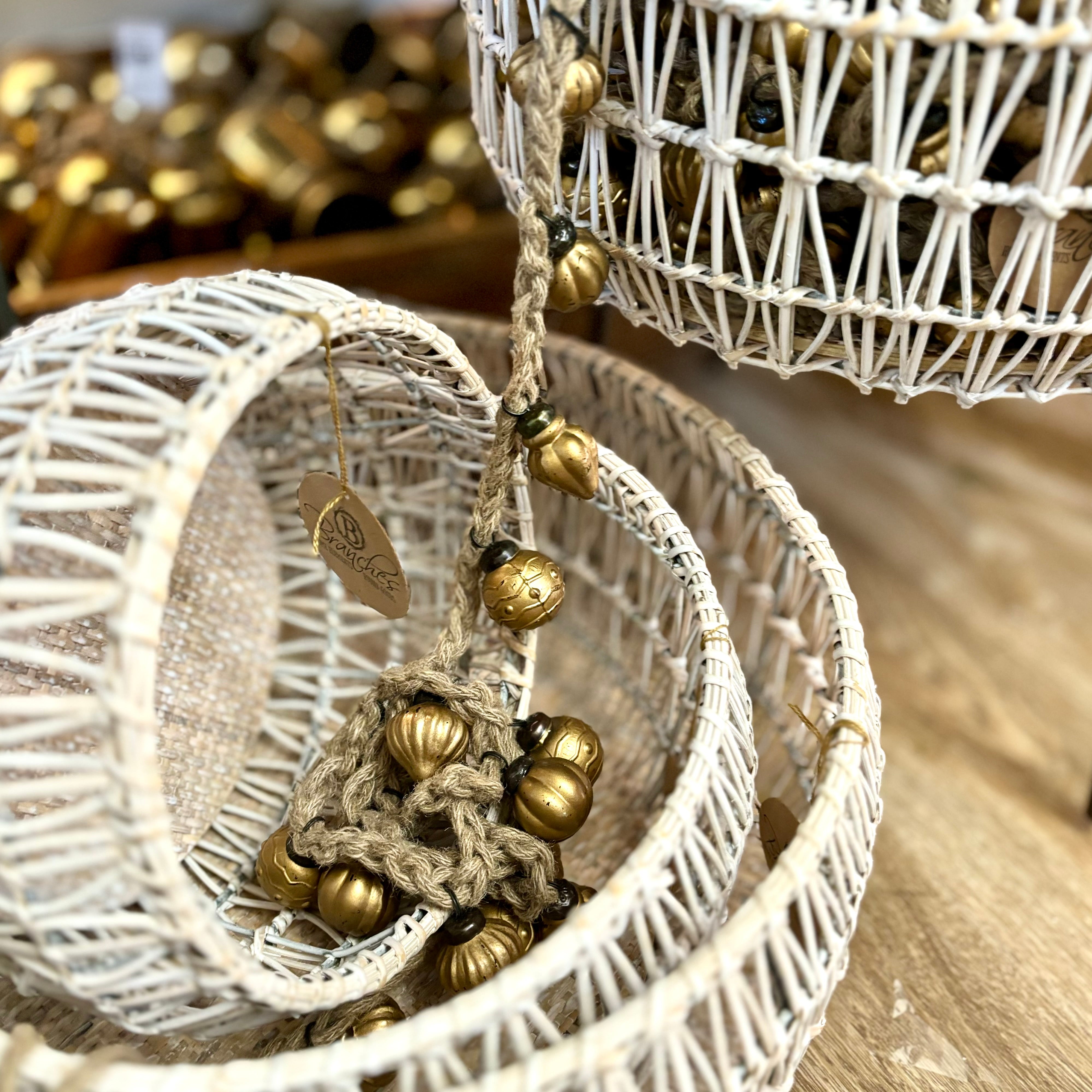 Gold Ornament Rope Garland