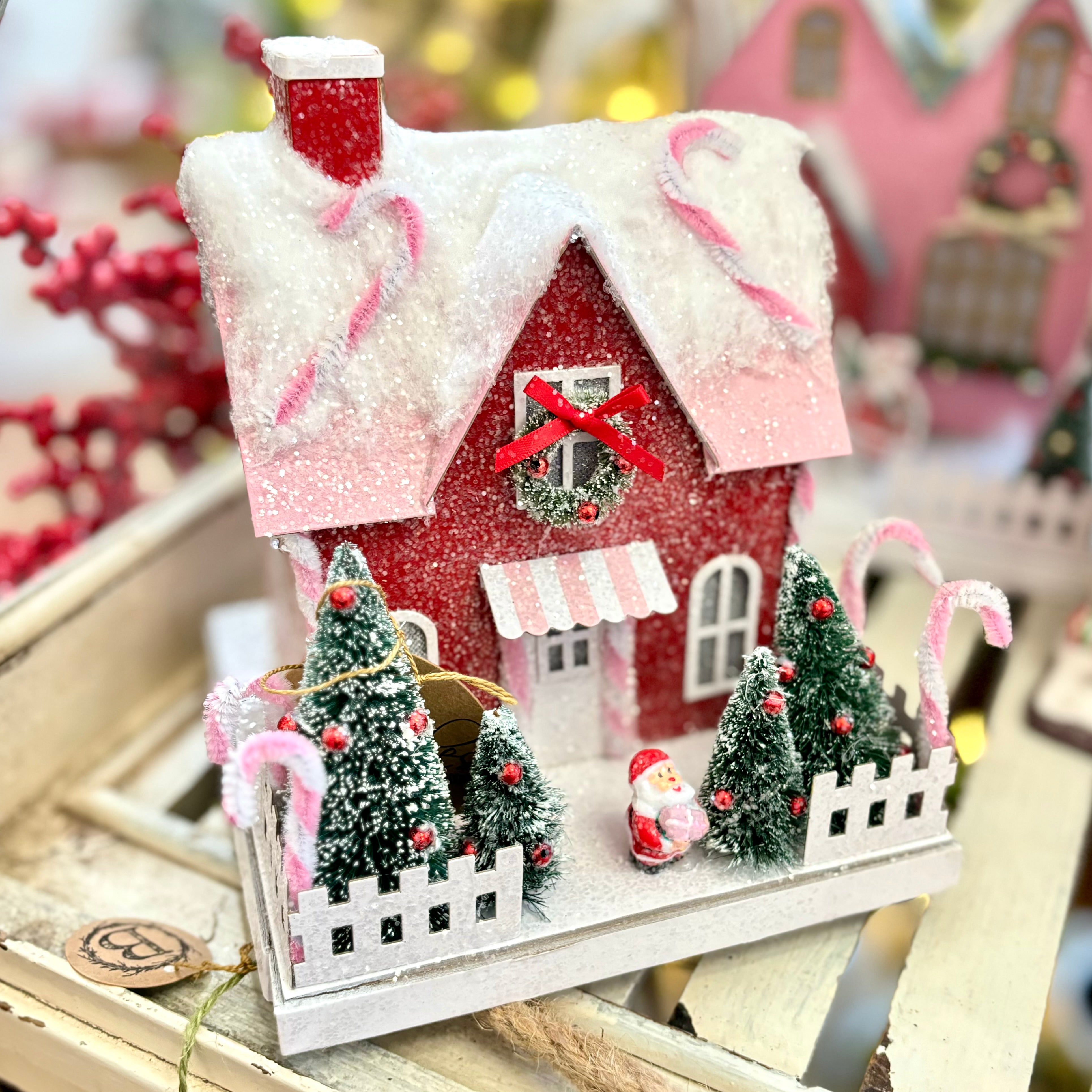 Cardboard LED Candy Lane House